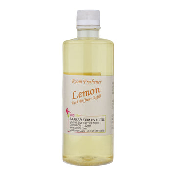 Kriti Life Reed Diffuser Refill - Lemon 450ML Long-Lasting Room Fragrance