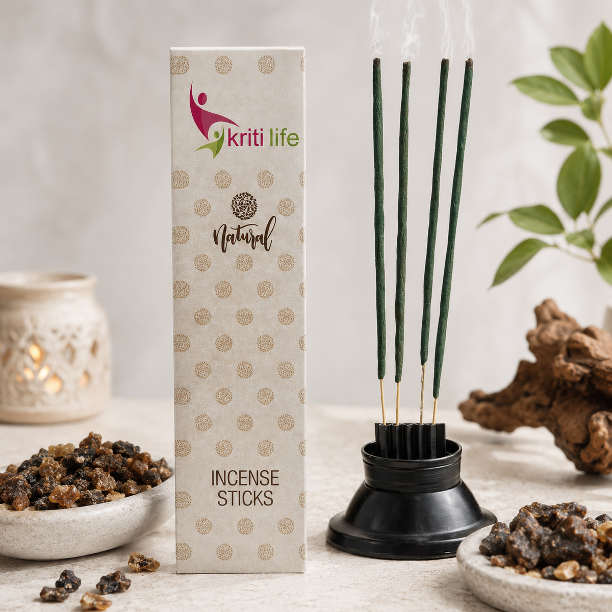 Guggal Incense Sticks - 100 Pcs Perfect for Puja &amp; Relaxation