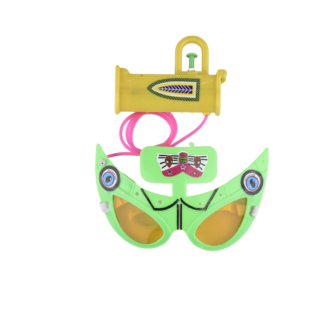 Funny Face Holi Pichkari with Glasses & Jersey Tank