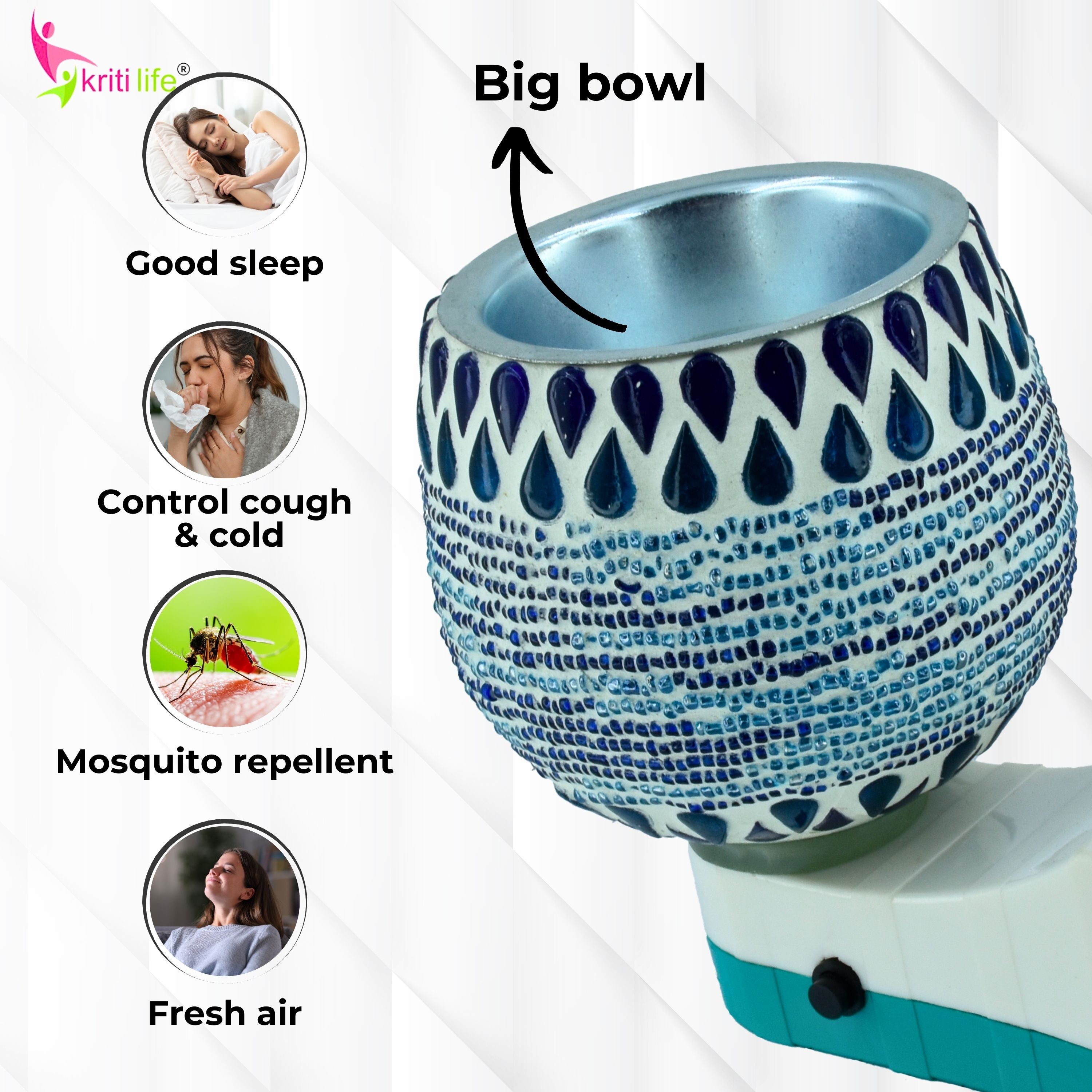 Electric Camphor Diffuser| Aroma Oil Diffuser