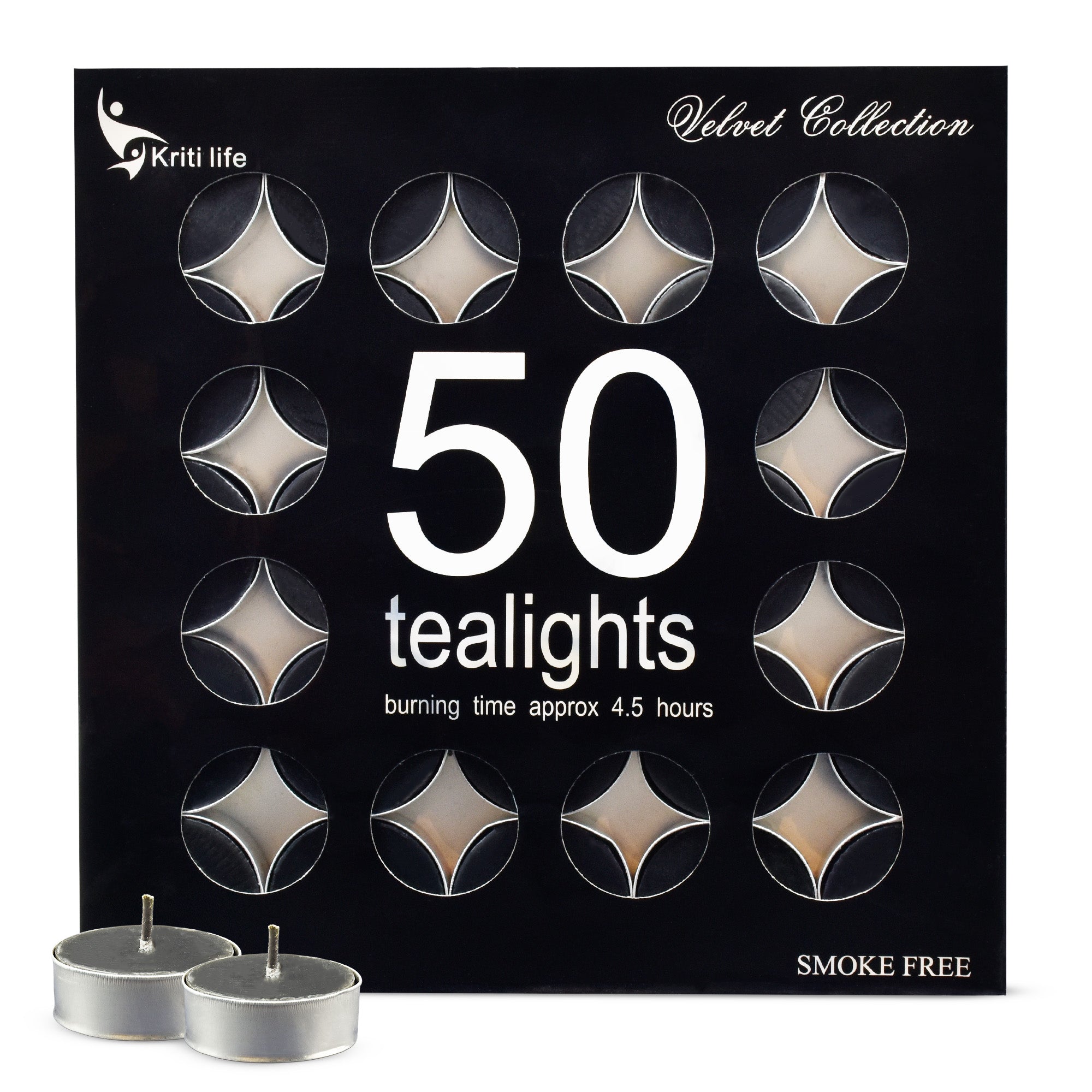 Musk Scented Tealight Candles 4.5 Hour Set of 50 Pcs