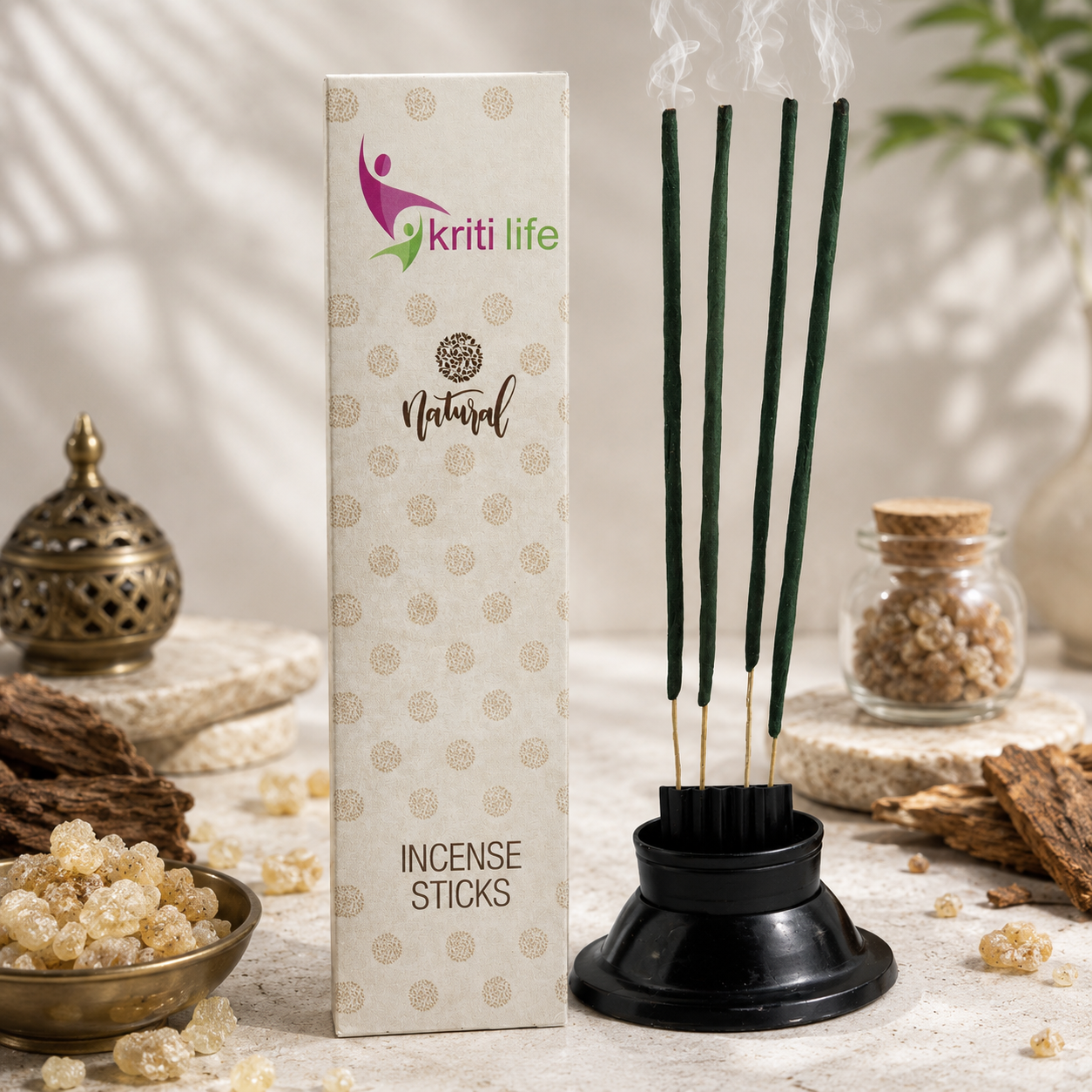 Loban Incense Sticks - 100 Pcs Perfect for Puja &amp; Relaxation