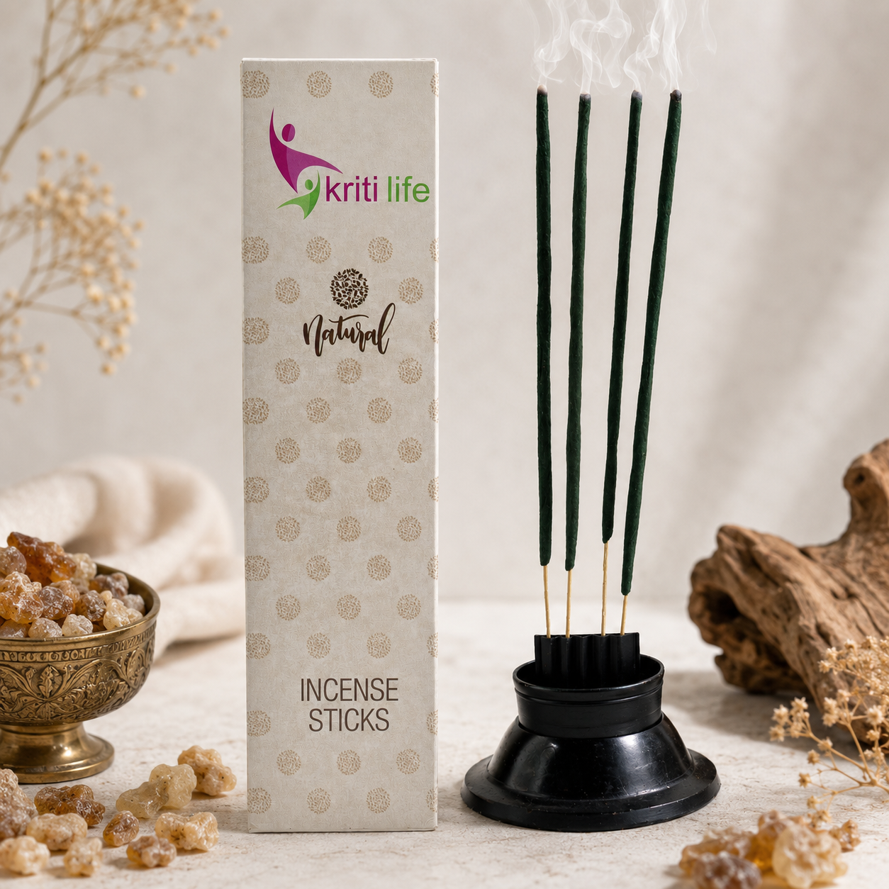 Musk Incense Sticks - 100 Pcs Perfect for Puja & Relaxation