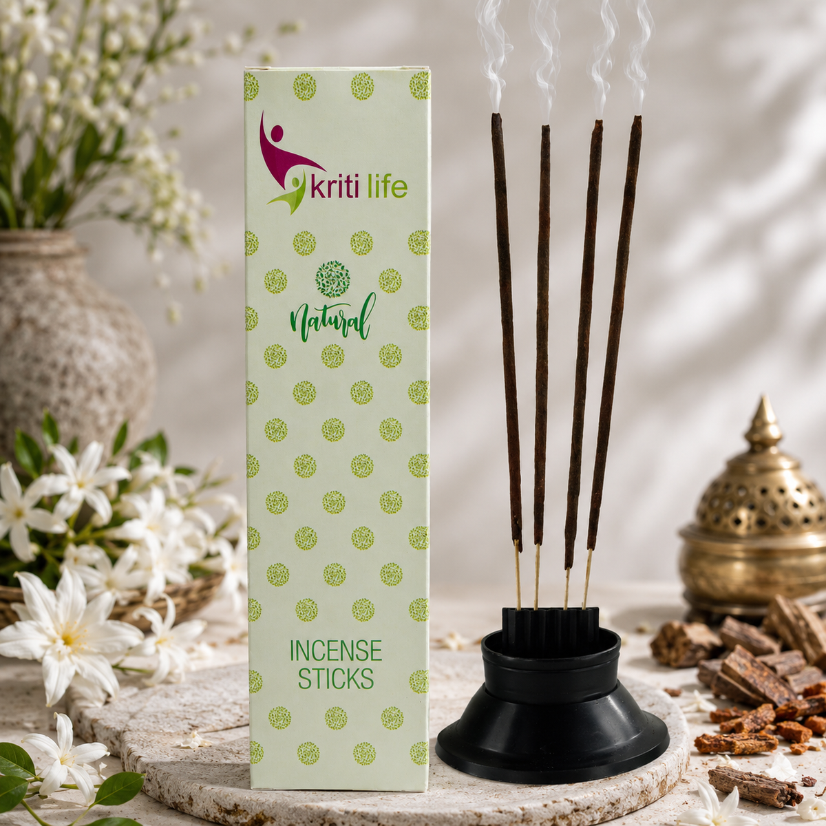 Nagflora Incense Sticks - 100 Pcs Perfect for Puja &amp; Relaxation