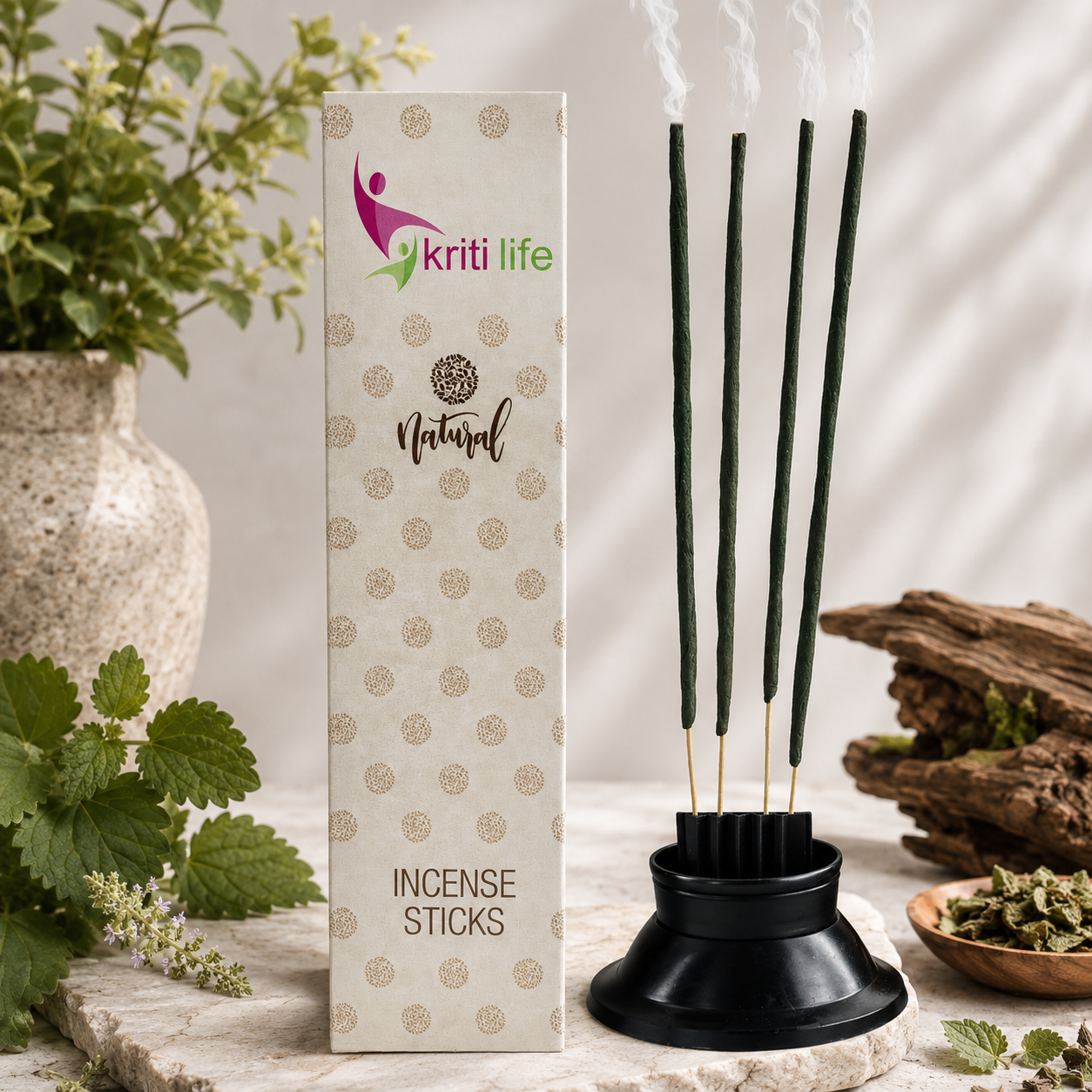 Patchouli Incense Sticks - 100 Pcs Perfect for Puja &amp; Relaxation