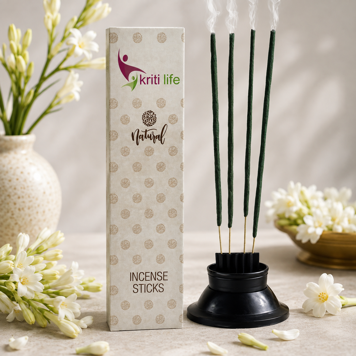 Rajni Gandha Incense Sticks - 100 Pcs Perfect for Puja &amp; Relaxation