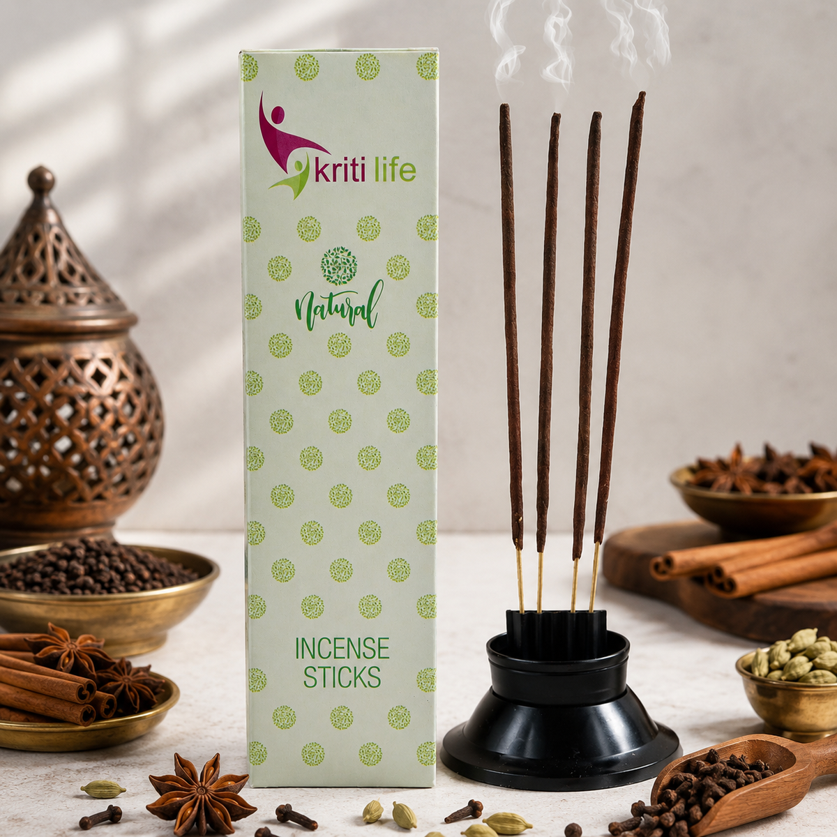 Spice Incense Sticks - 100 Pcs Perfect for Puja &amp; Relaxation
