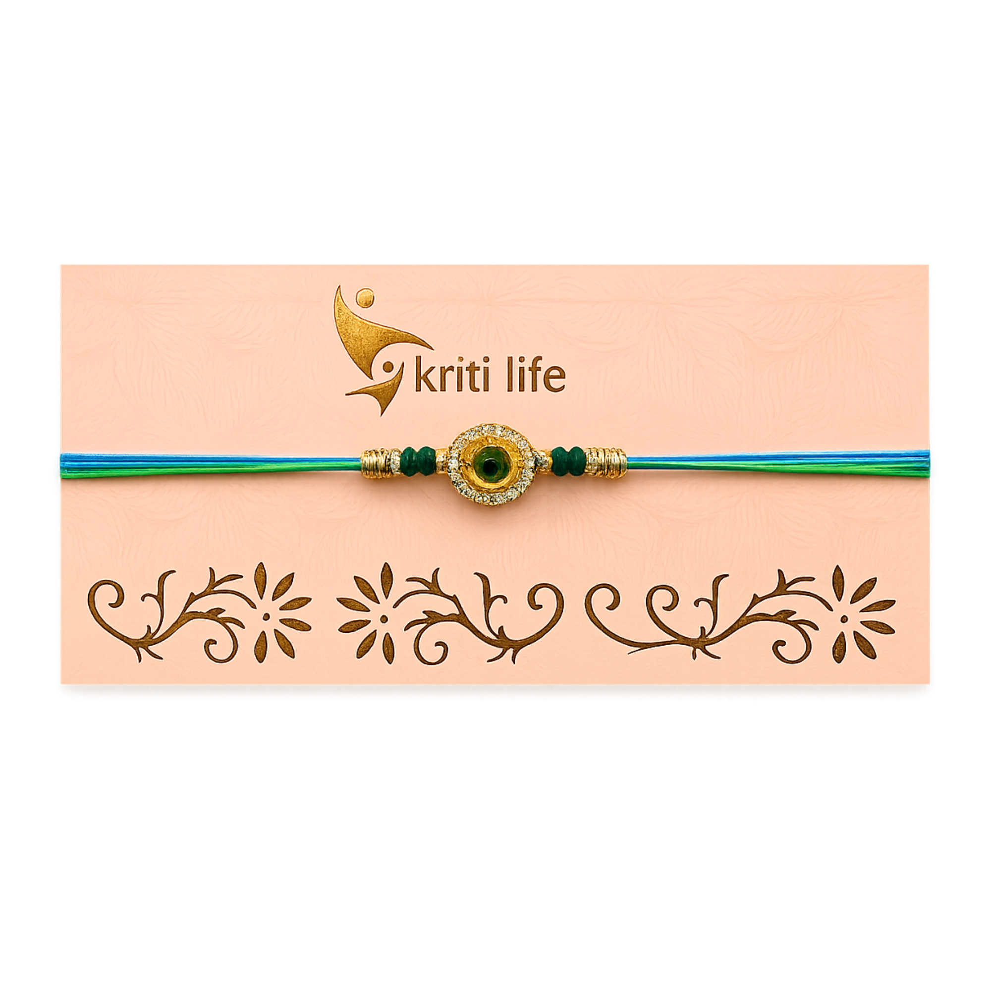 Mor Pankh Rakhi | Designer Peacock Feather Rakhi