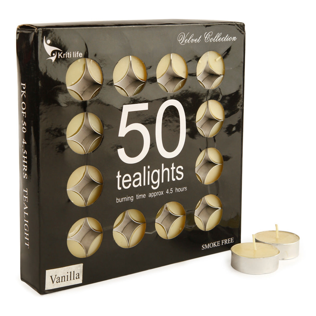 4.5 , Set of 50pcs Candle (Vanilla )