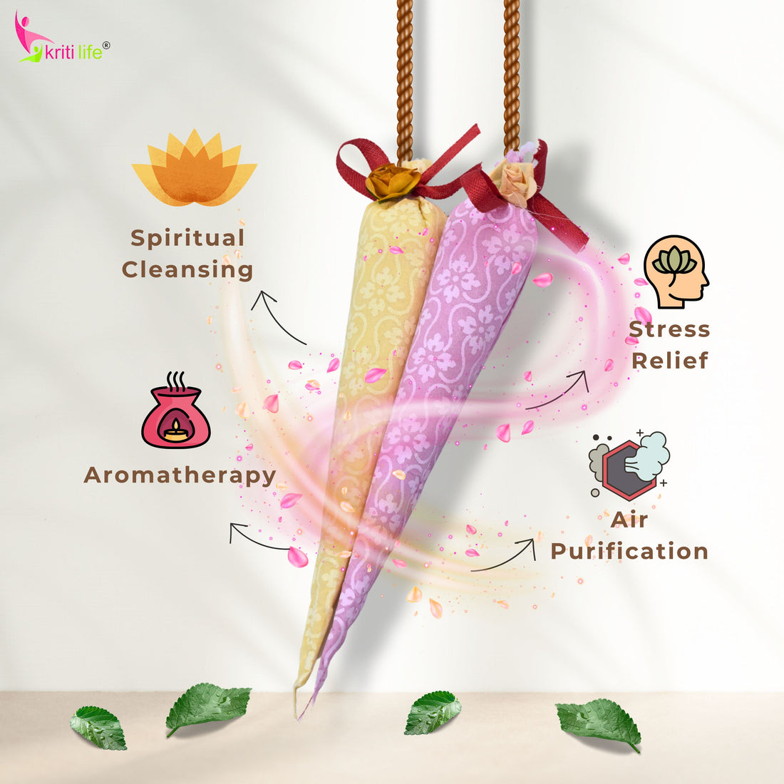 Camphor Sticks Pack of 3 | Organic Air Freshener for Car, Home, Bathroom & Meditation | Long-Lasting Fragrance | Natural Camphor Aroma