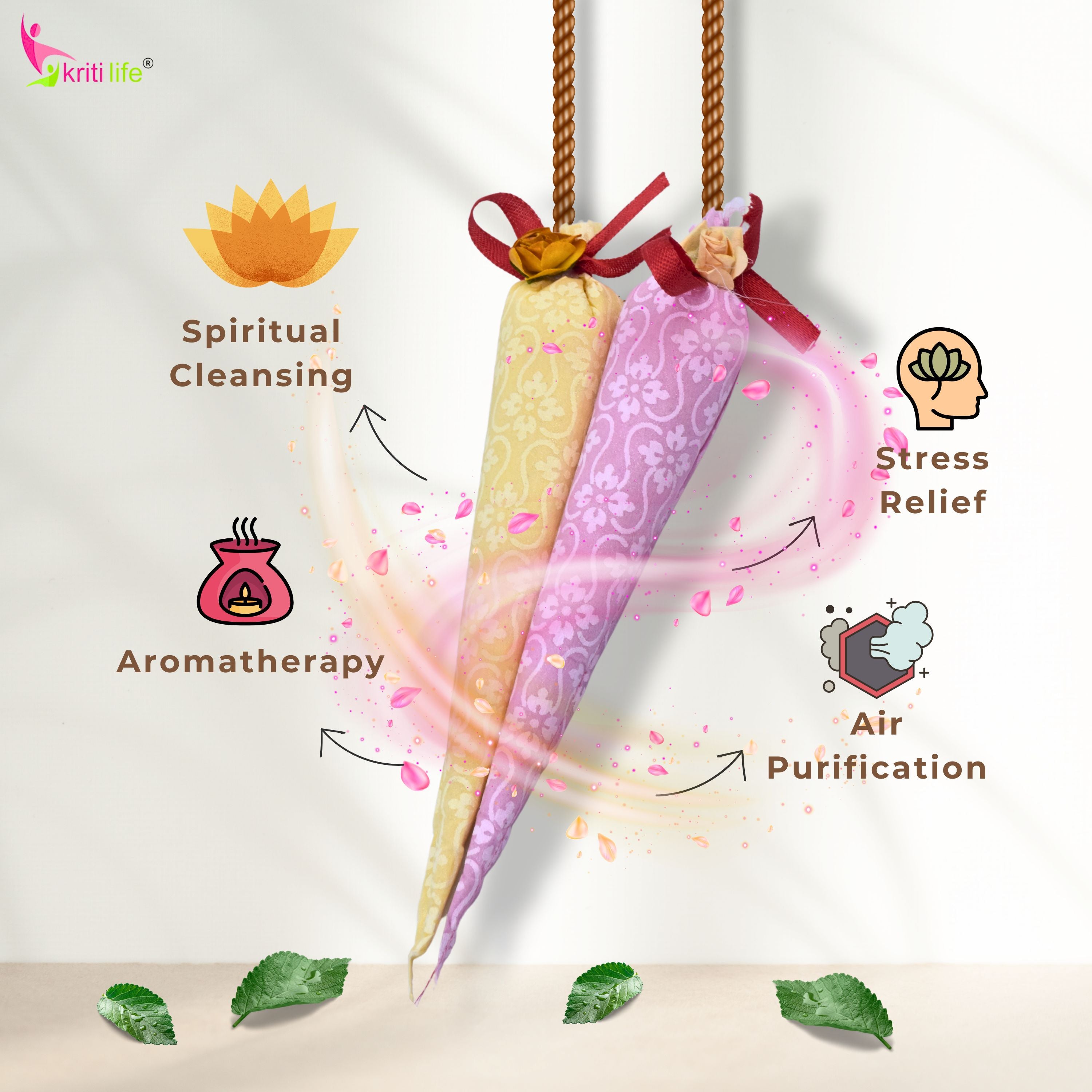 Camphor Sticks Pack of 3 | Organic Air Freshener for Car, Home, Bathroom & Meditation | Long-Lasting Fragrance | Natural Camphor Aroma