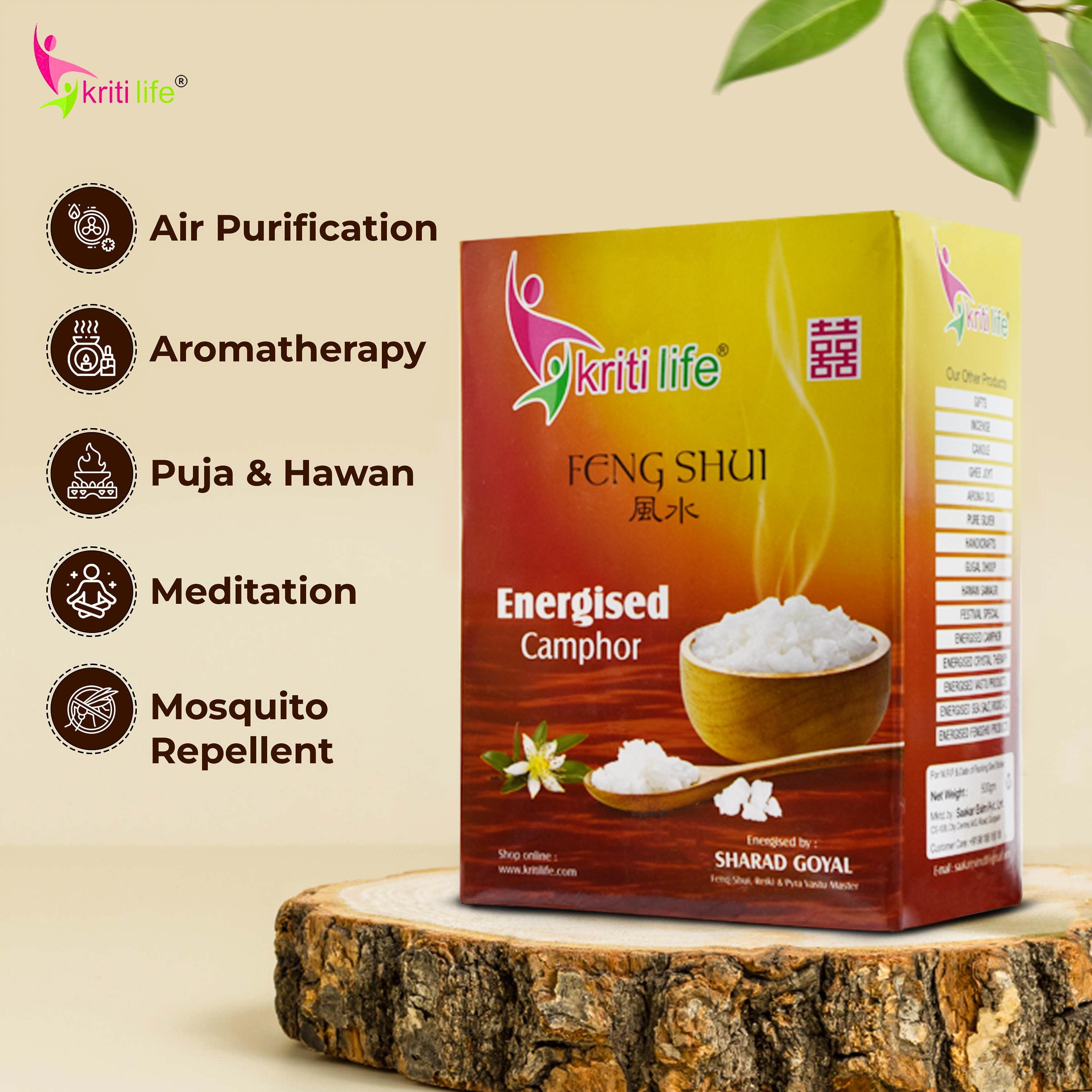 Feng Shui Energised Camphor/Kapoor 500 Gram