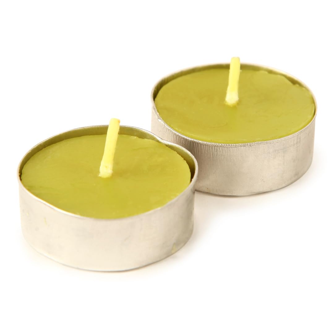 Green Apple Scented Tealight Candles 4.5 Hour Set of 50 Pcs