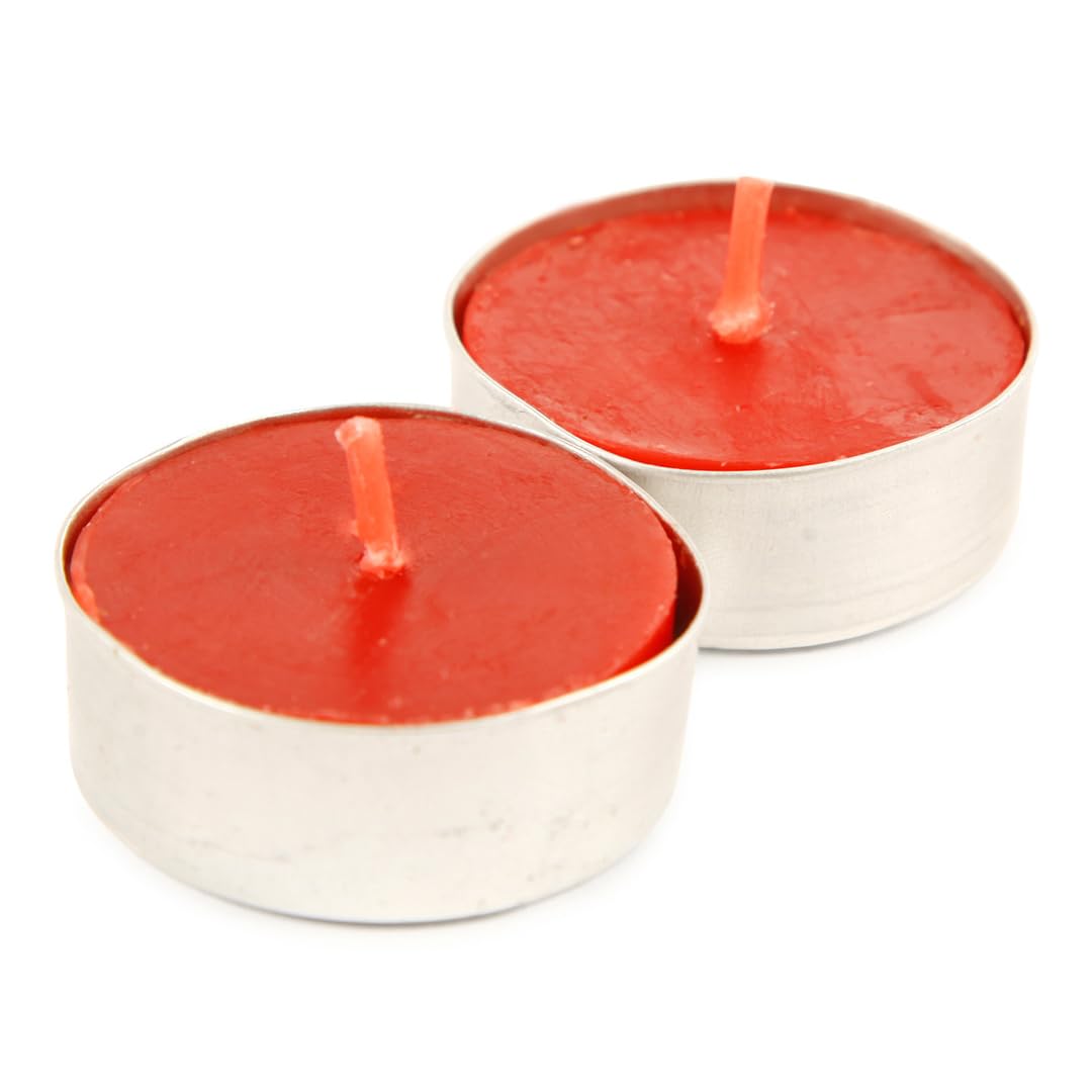 Rose Scented Tealight Candles 4.5 Hour Set of 50 Pcs