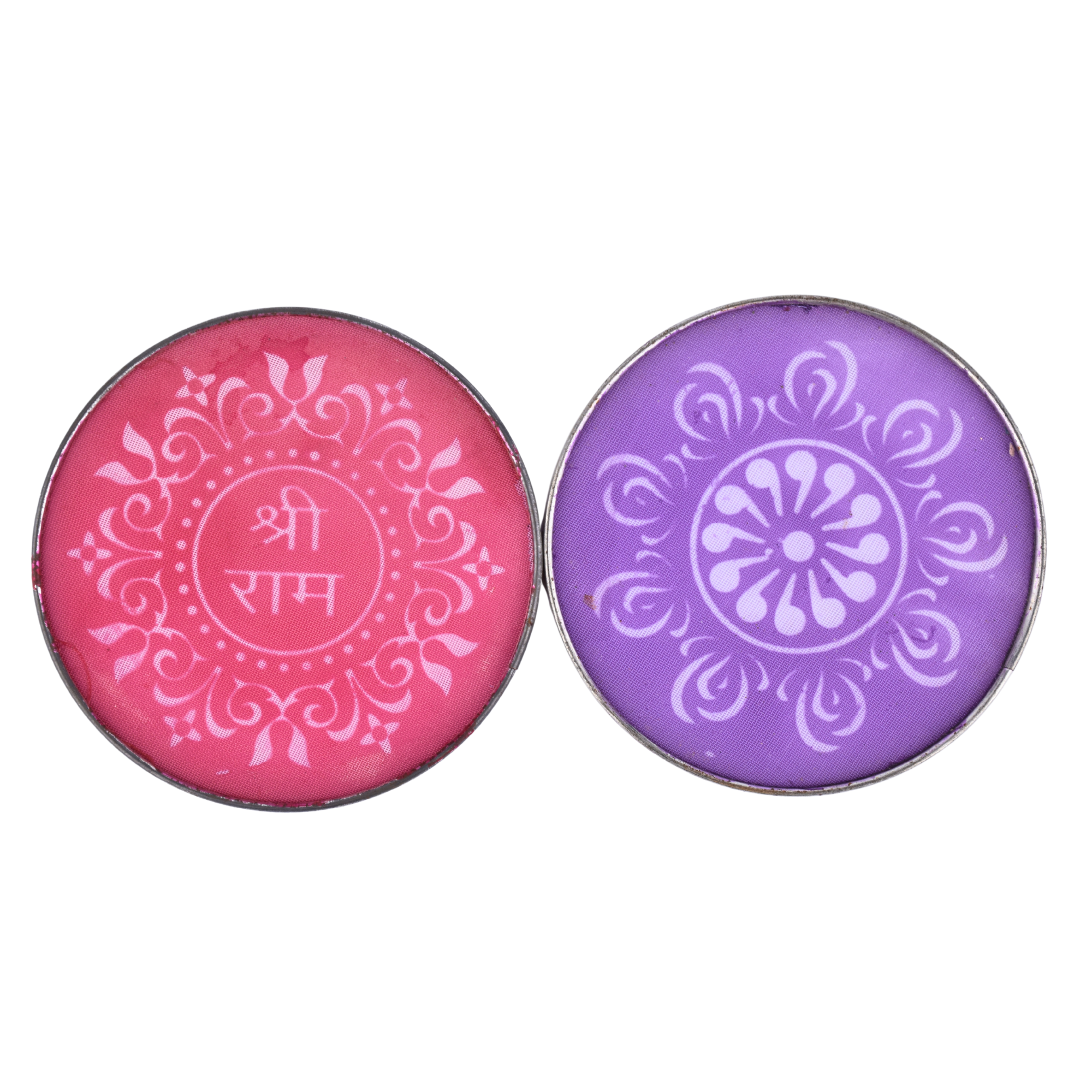 Holi Rangoli Stencil Set – Pack of 2 Round