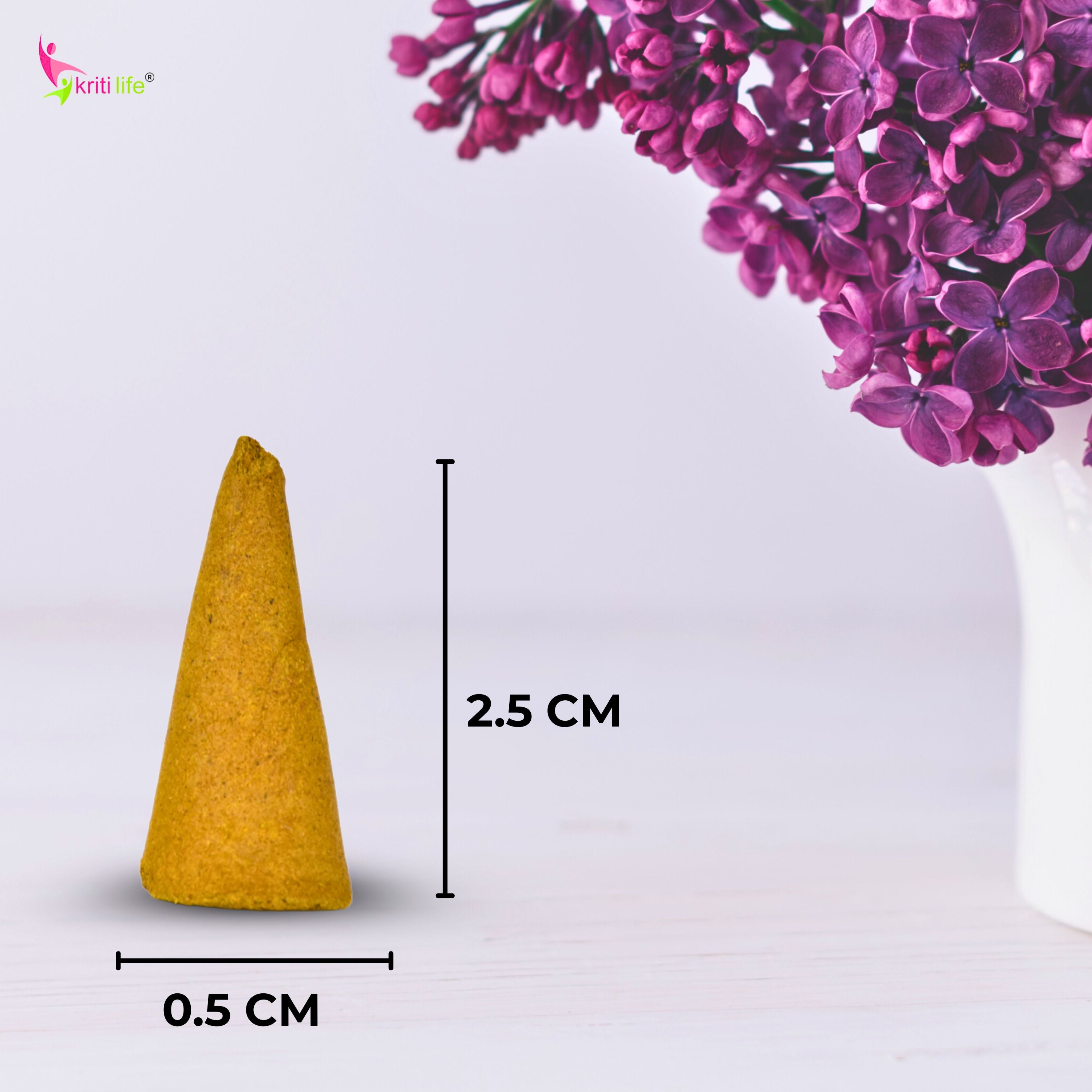 Incense Cone - Lemon 150 Pcs Burn Time 20 Minutes