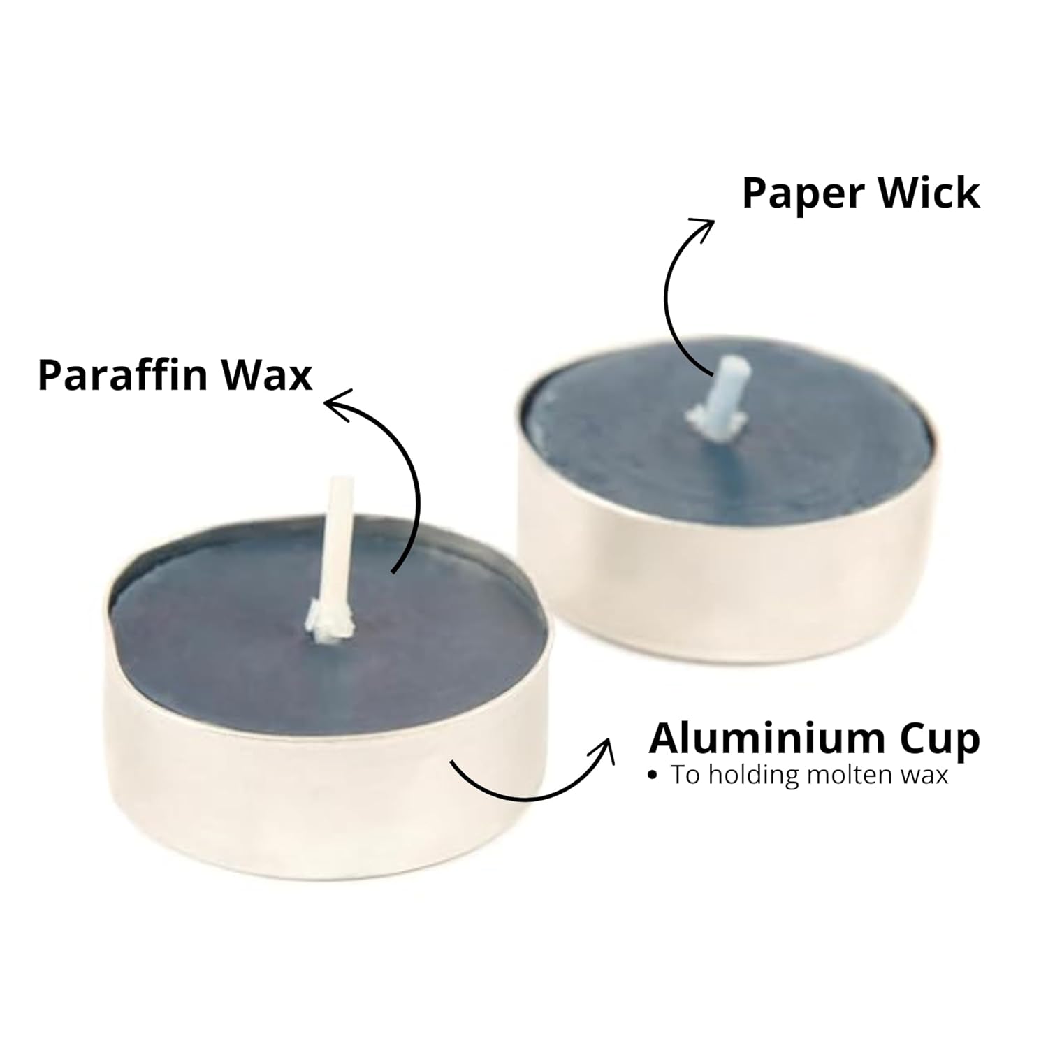 Citronella Scented Tealight Candles 4.5 Hour Set of 50 Pcs