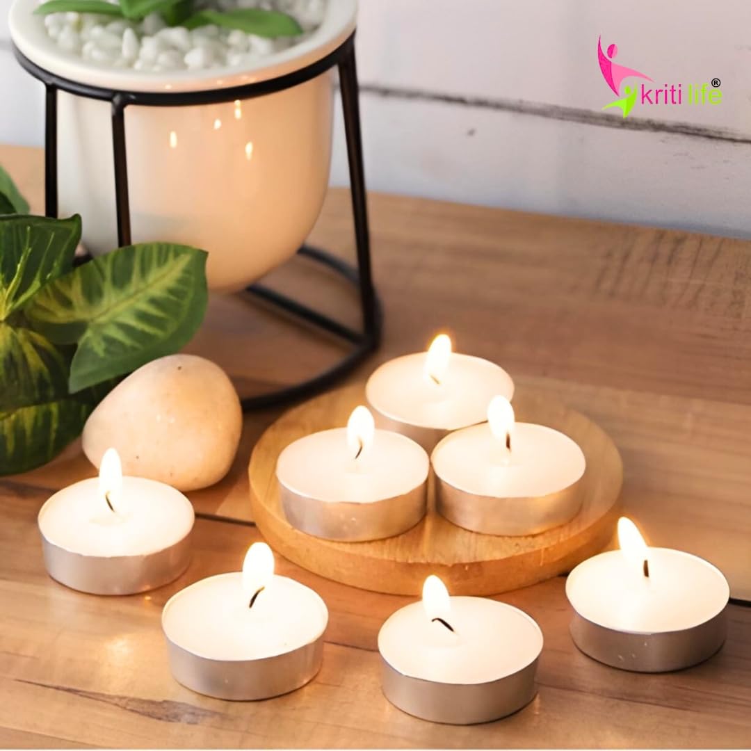 Jasmine Scented Tealight Candles 4.5 Hour Set of 50 Pcs