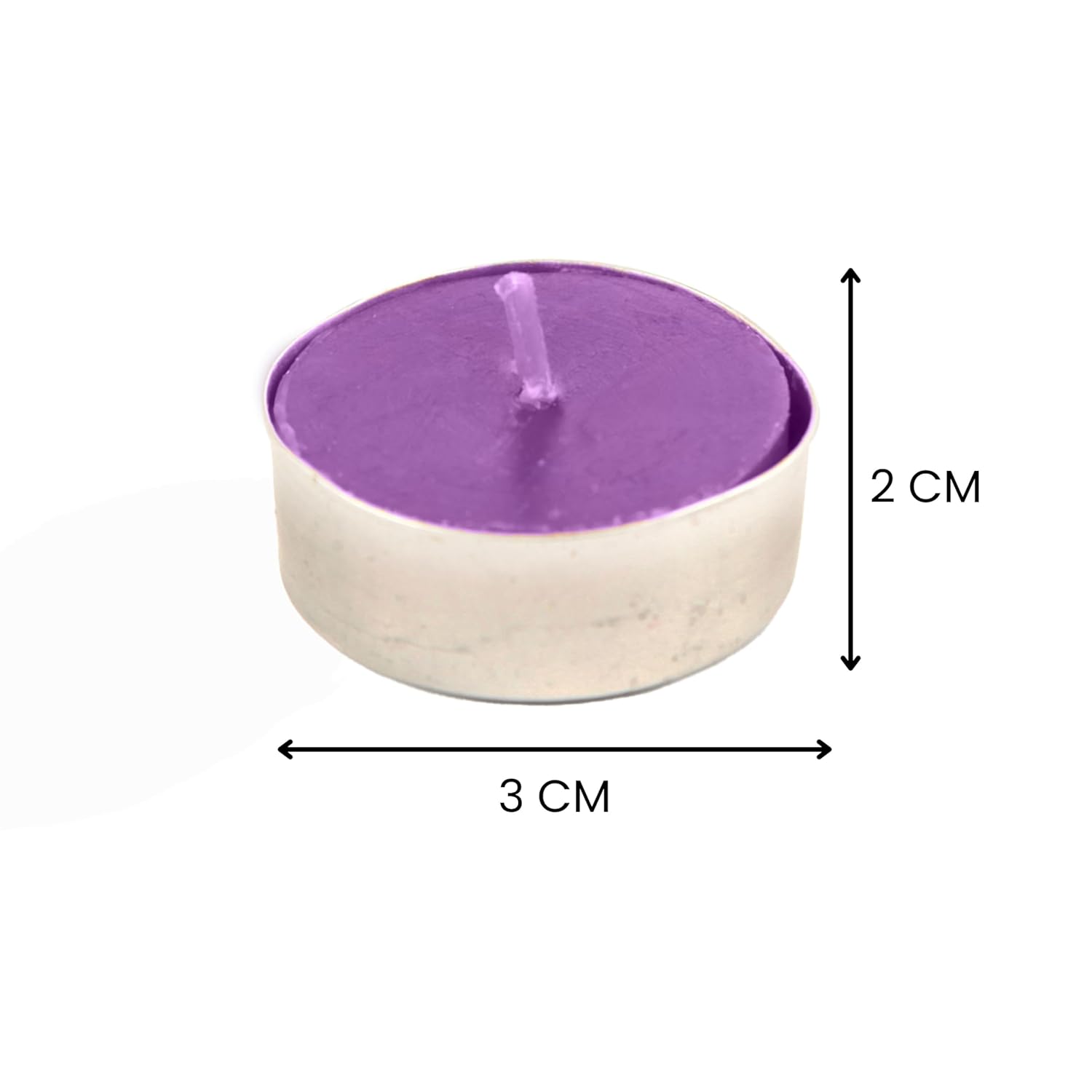 Lavender Scented Tealight Candles 4.5 Hour Set of 50 Pcs