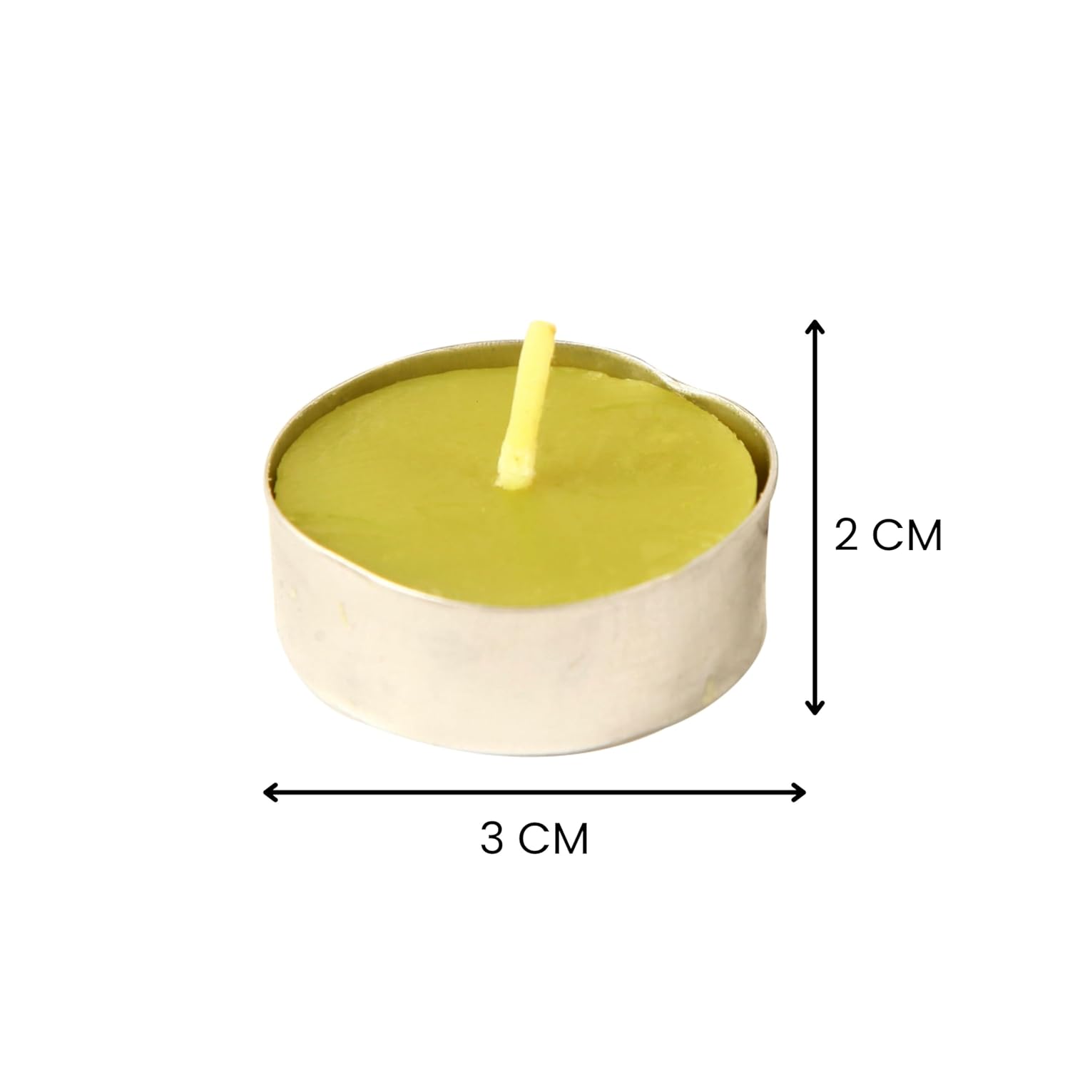 Green Apple Scented Tealight Candles 4.5 Hour Set of 50 Pcs