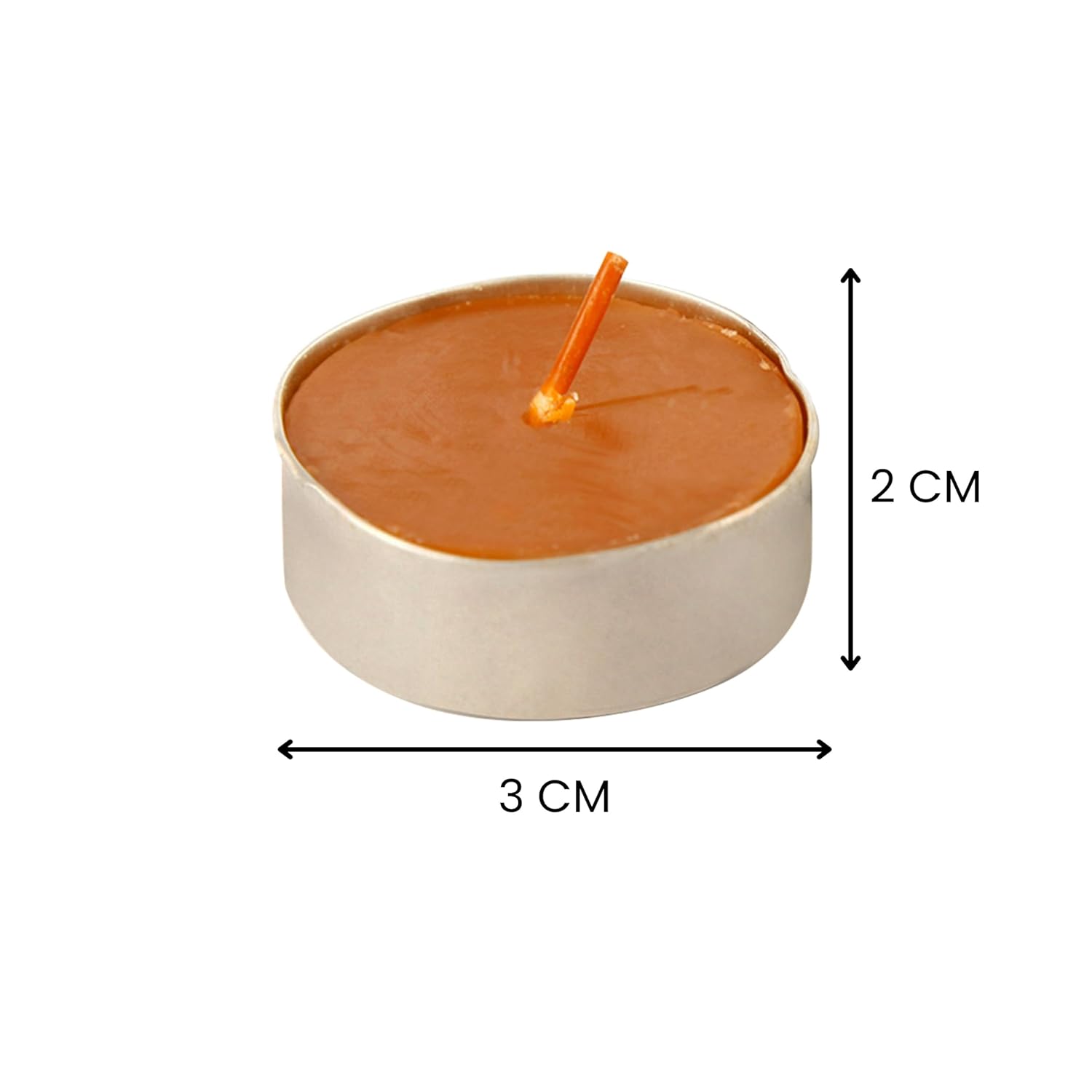 Sandalwood Scented Tealight Candles 4.5 Hour Set of 50 Pcs