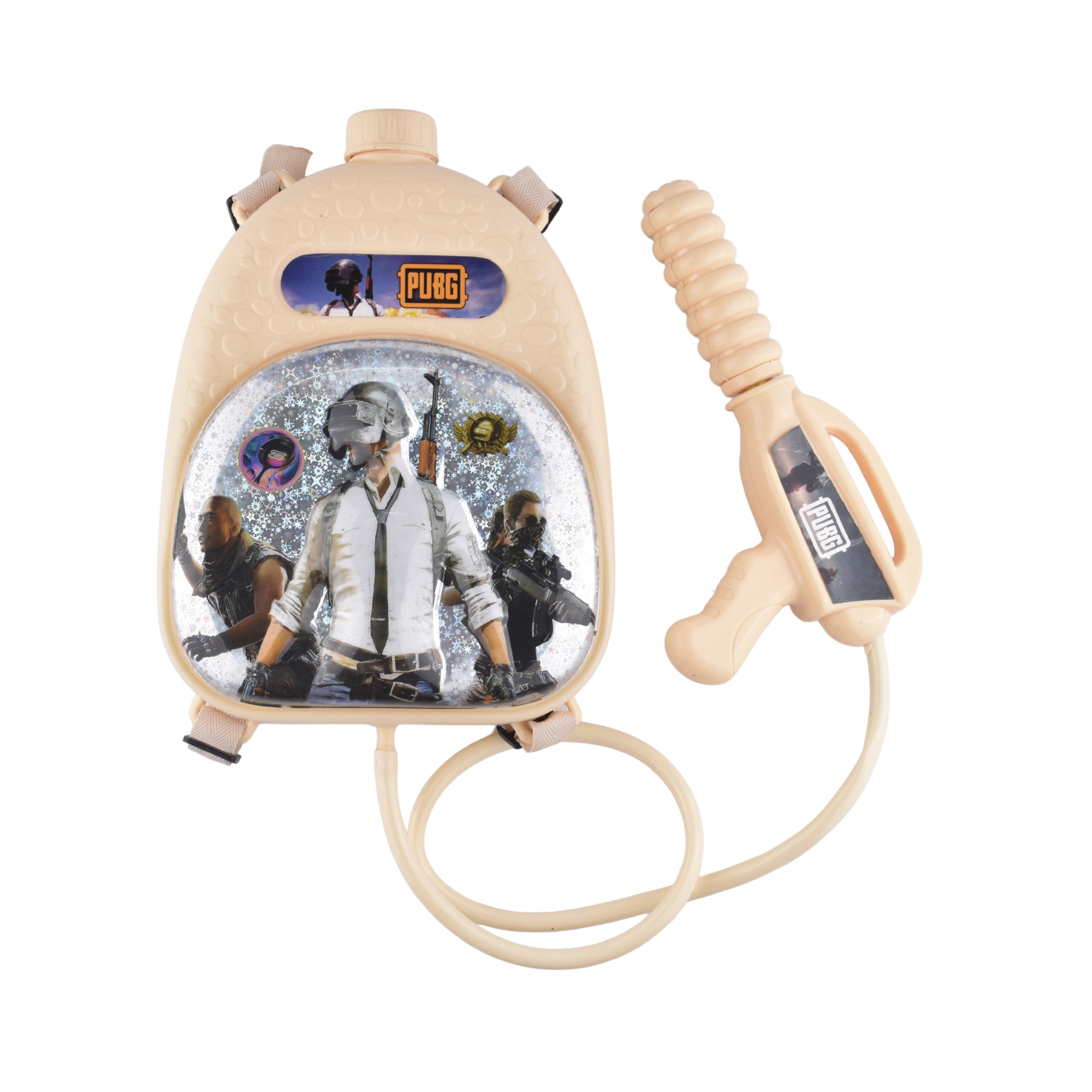 Kids Cartoon Backpack Holi Pichkari Water Gun – Cute Tank Design