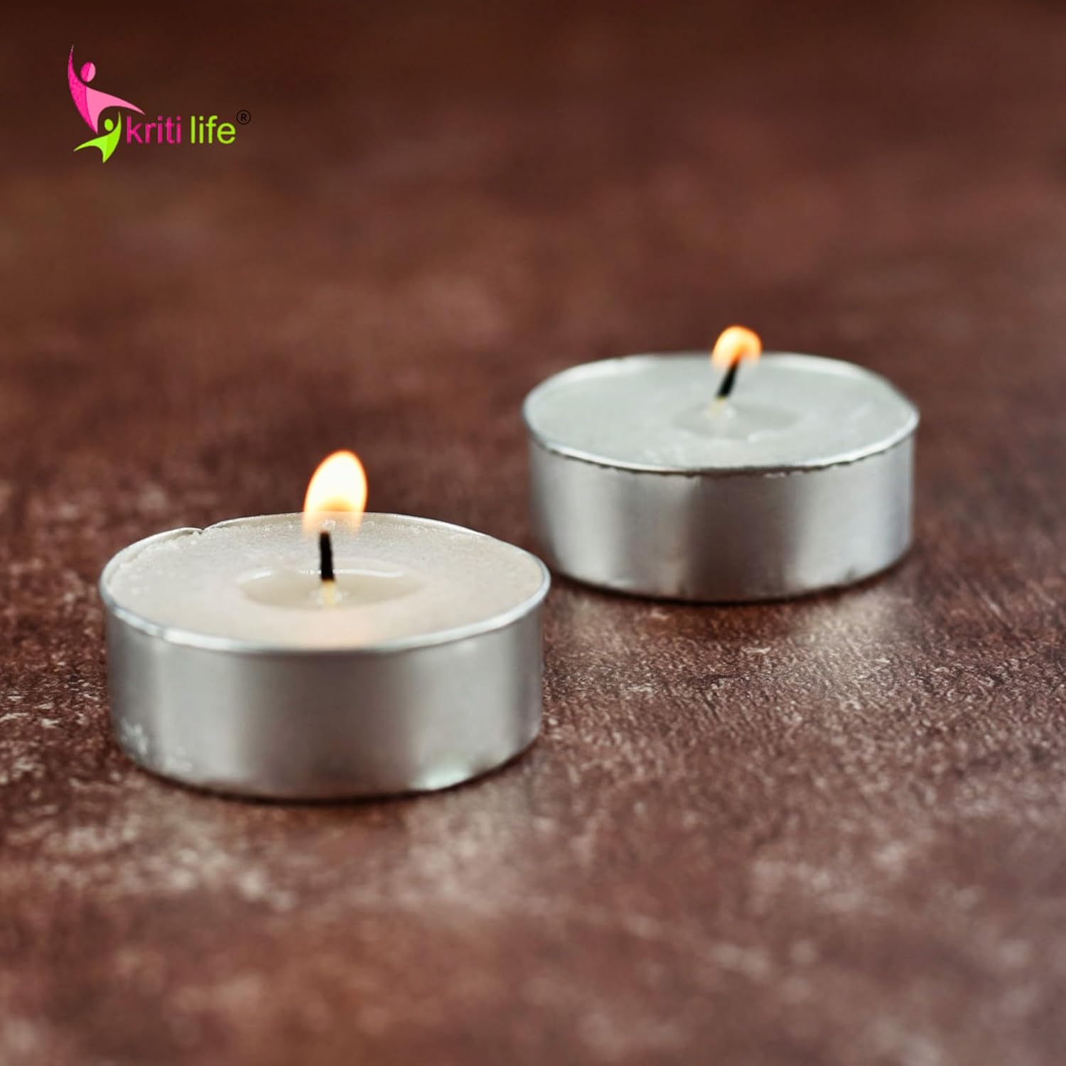 Jasmine Scented Tealight Candles 4.5 Hour Set of 50 Pcs