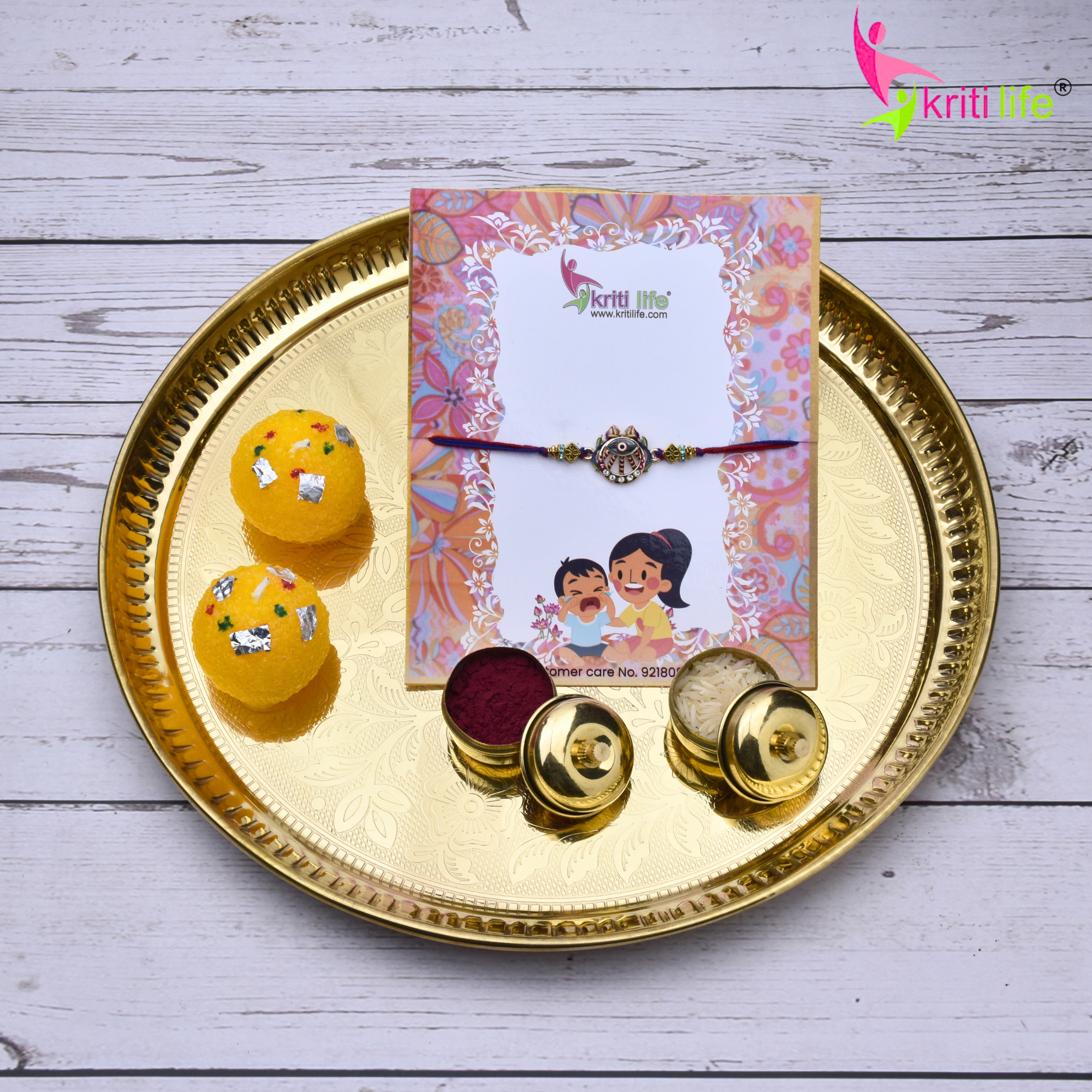 Evil Eye Designer Rakhi | Handmade Protective Rakhi