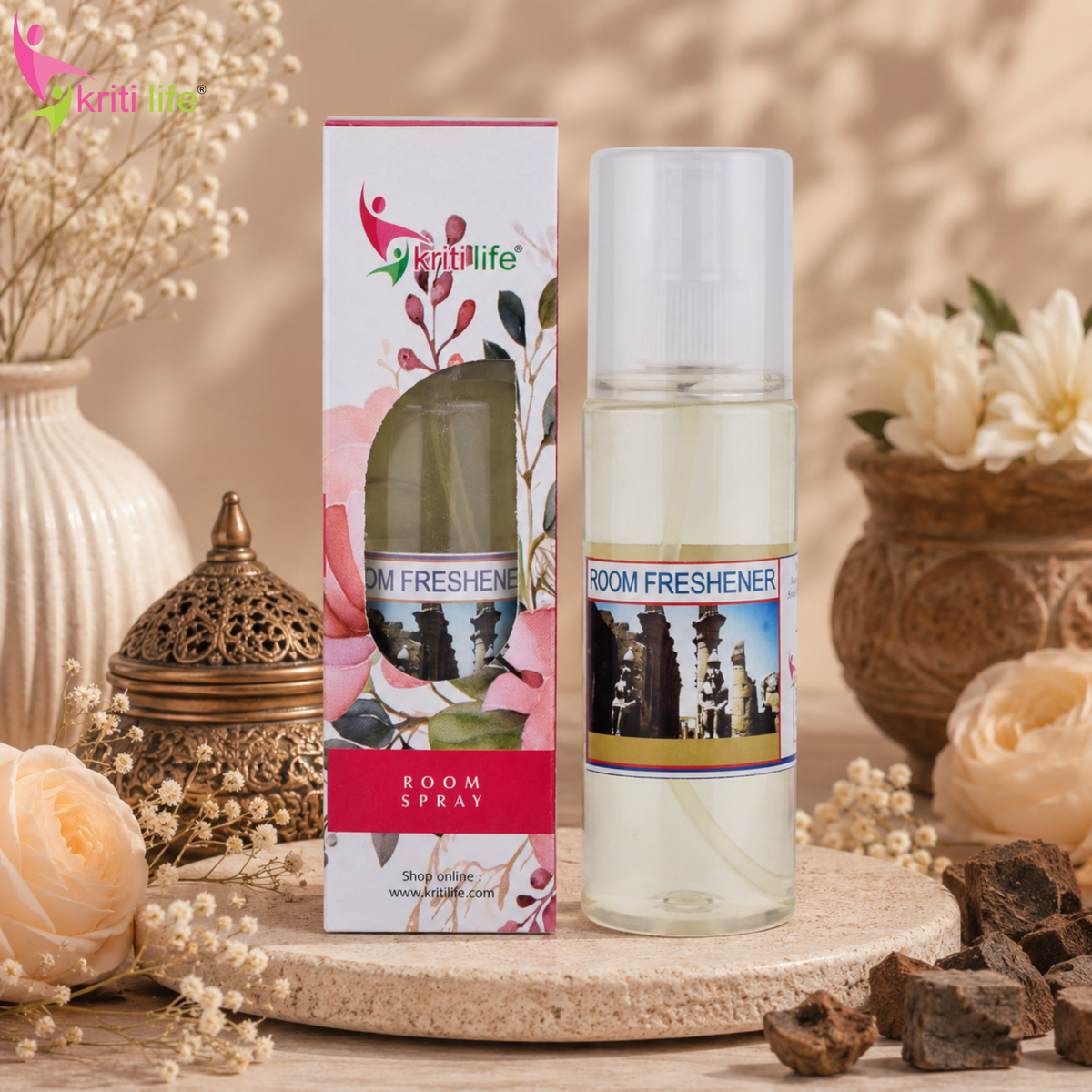 Musk Room Spray - 165 ML Long-Lasting Fragrance for Home &amp; Office.