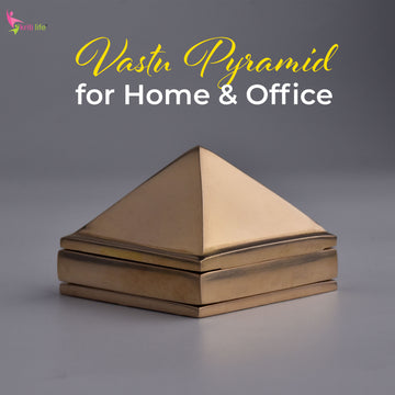 Brass Pyramid – Vastu & Energy Balancing Tool for Home or Office- 2 inches