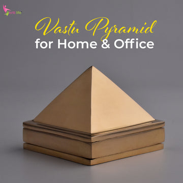 Brass Pyramid – 2.5 inches | Vastu Dosh Nivaran & Energy Balancer for Home & Office
