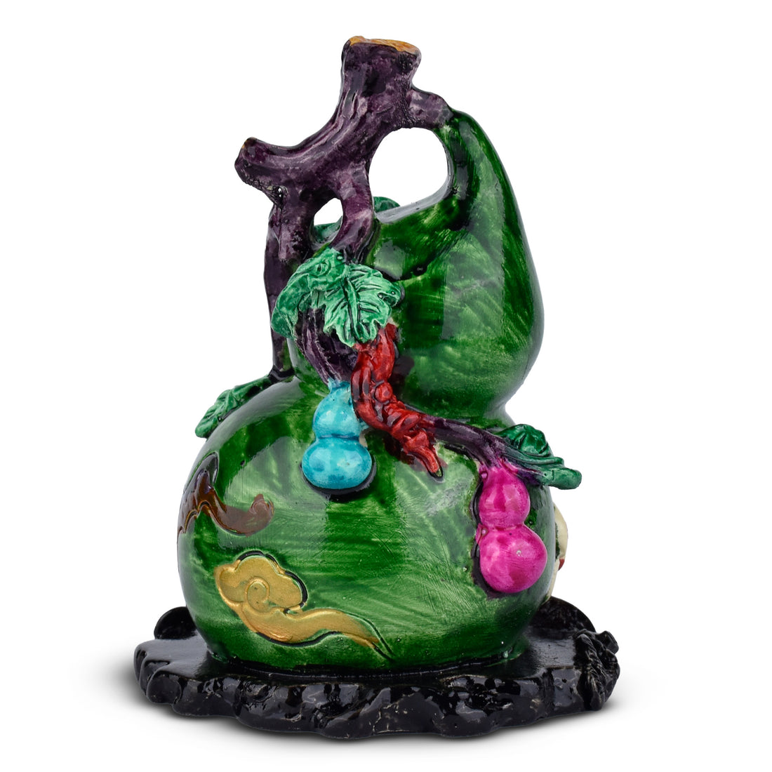Feng Shui Multicolor Wu Lou Tree Idol – For Health, Faster Recovery & Positive Energy-4 inches