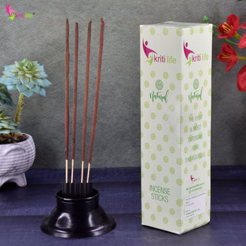 Kriti Life Incense Sticks- Agarwood 100 Pcs Perfect for Puja &amp; Relaxation