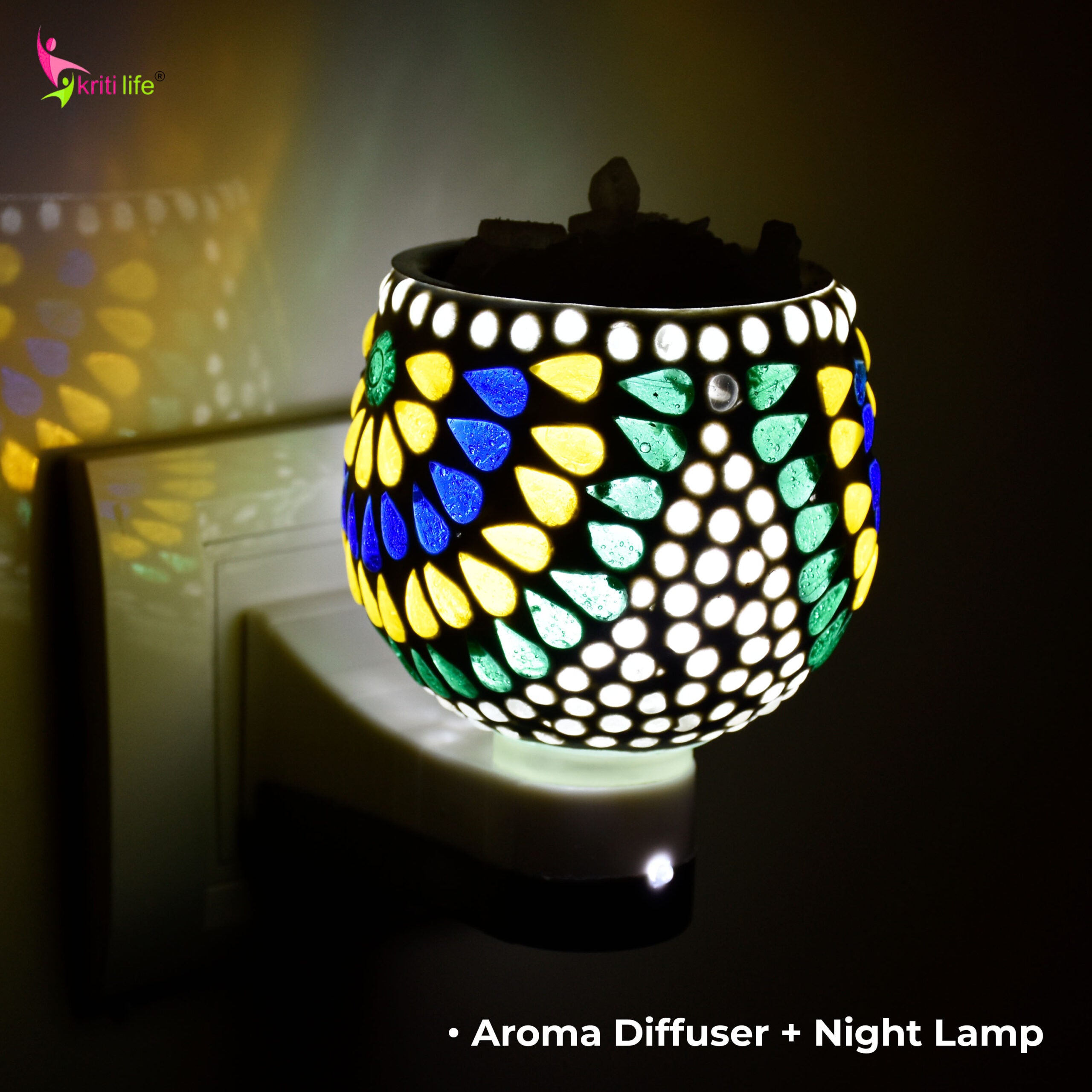 Electric Kapoor Dani | Plug-in Aroma Diffuser & Camphor Burner | 4 inches