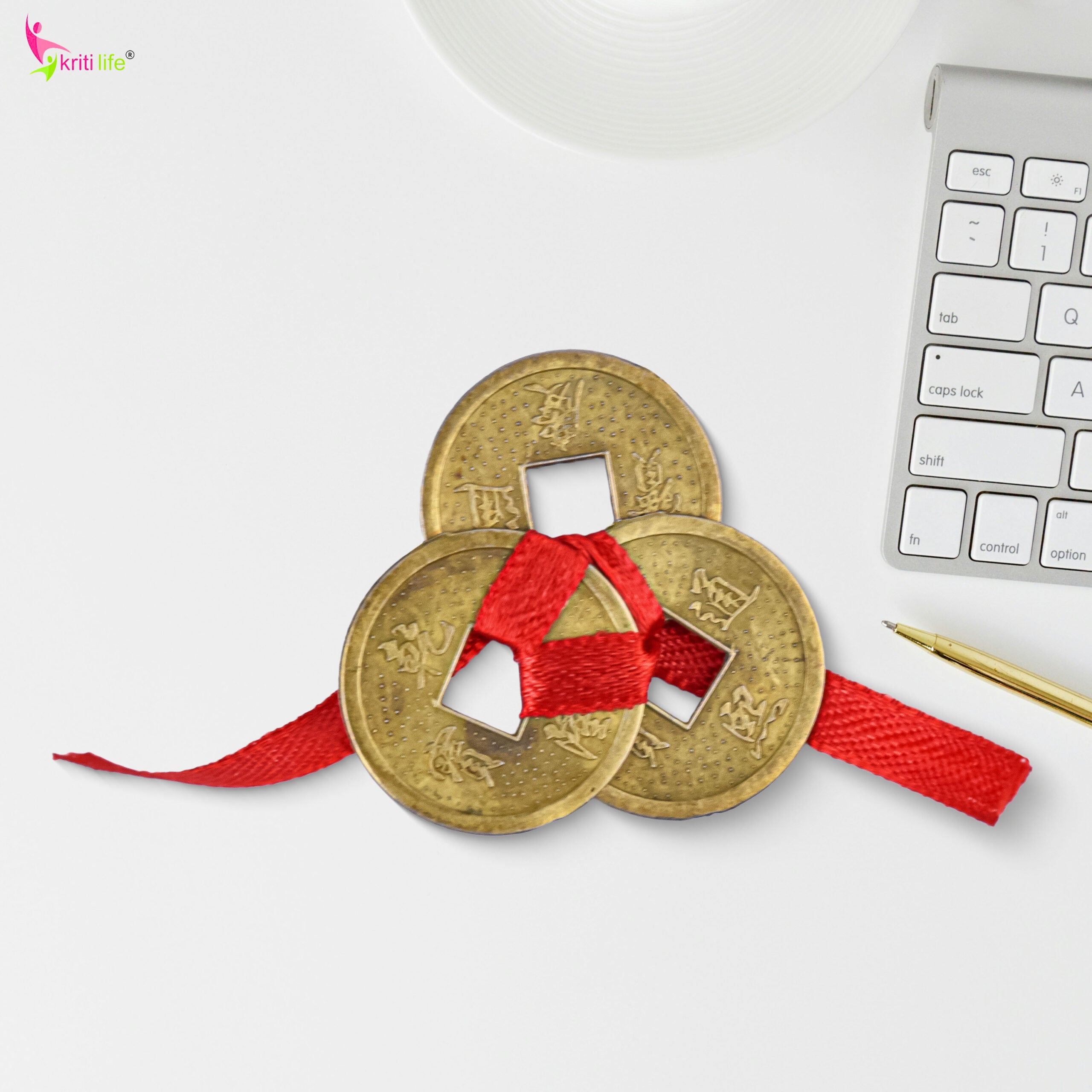 Feng Shui 3 Wealth Coins for Prosperity| Attract Money, Luck & Prosperity | Home, Office, Gift Use
