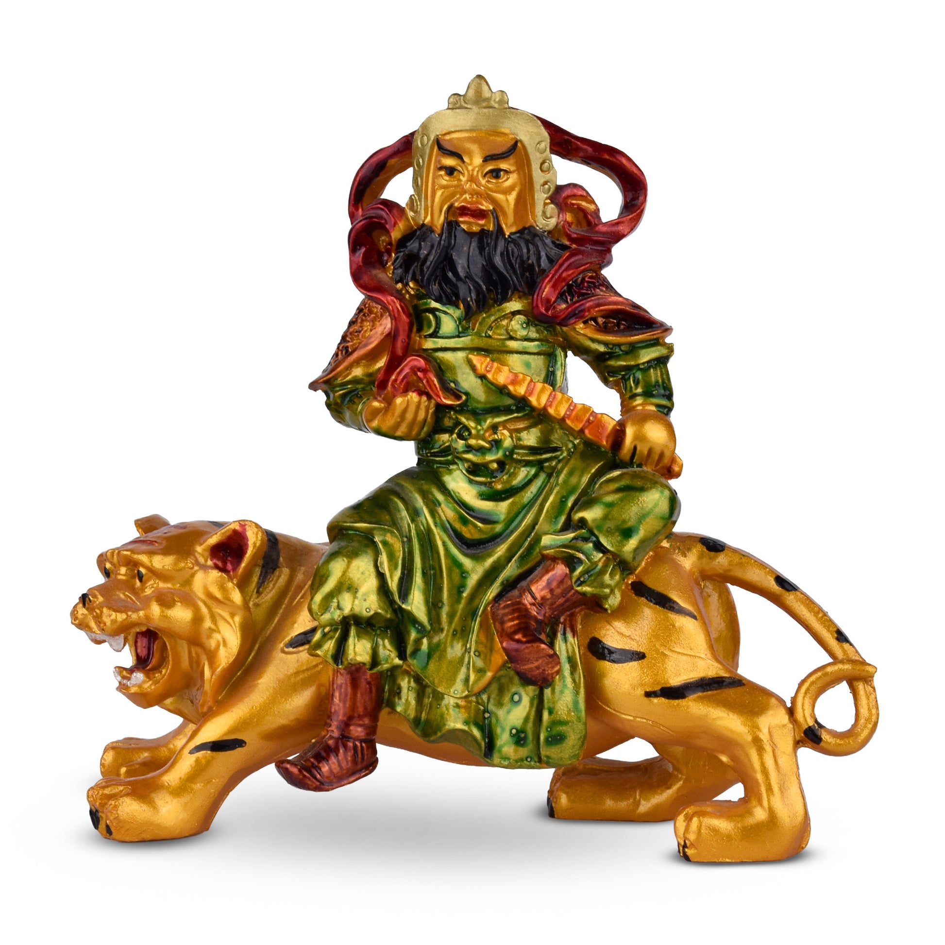 Feng Shui Wealth God Idol  | Chinese Cai Shen Idol for Wealth & Prosperity- 4.5 Inches