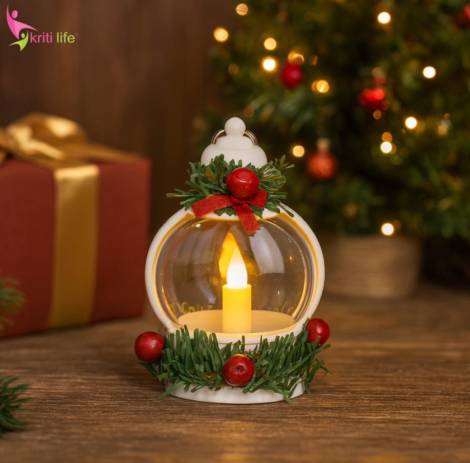 Christmas Wonder Dome LED Light – Festive Table Decor