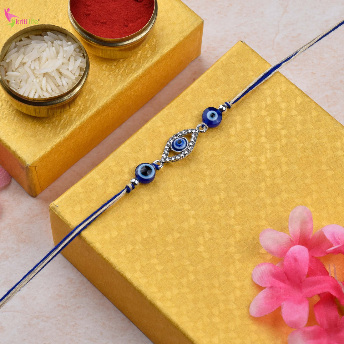 Evil Eye Designer Rakhi | Handmade Protective Rakhi