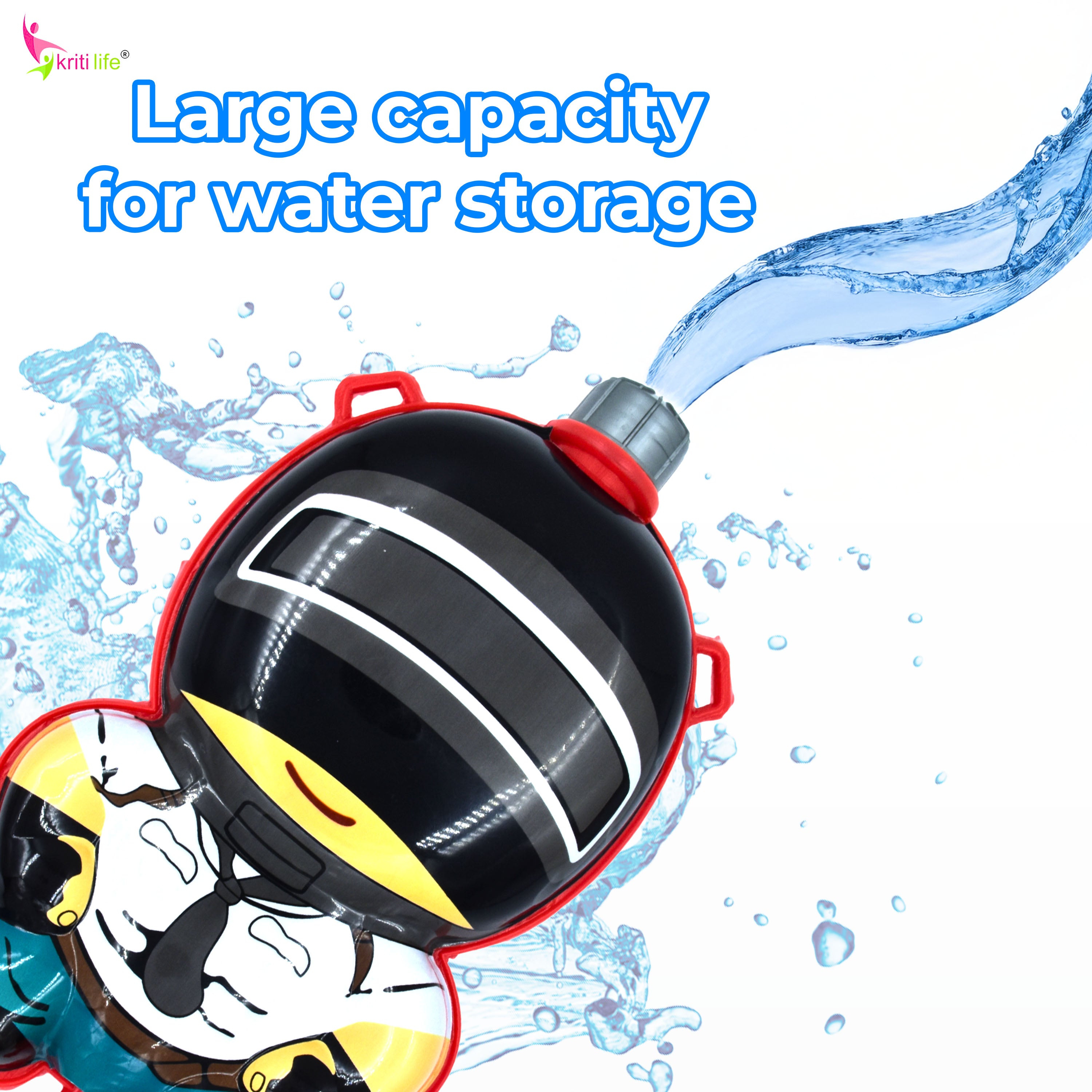 Electric PUBG Holi Water Gun Pichkari with Backpack Tank