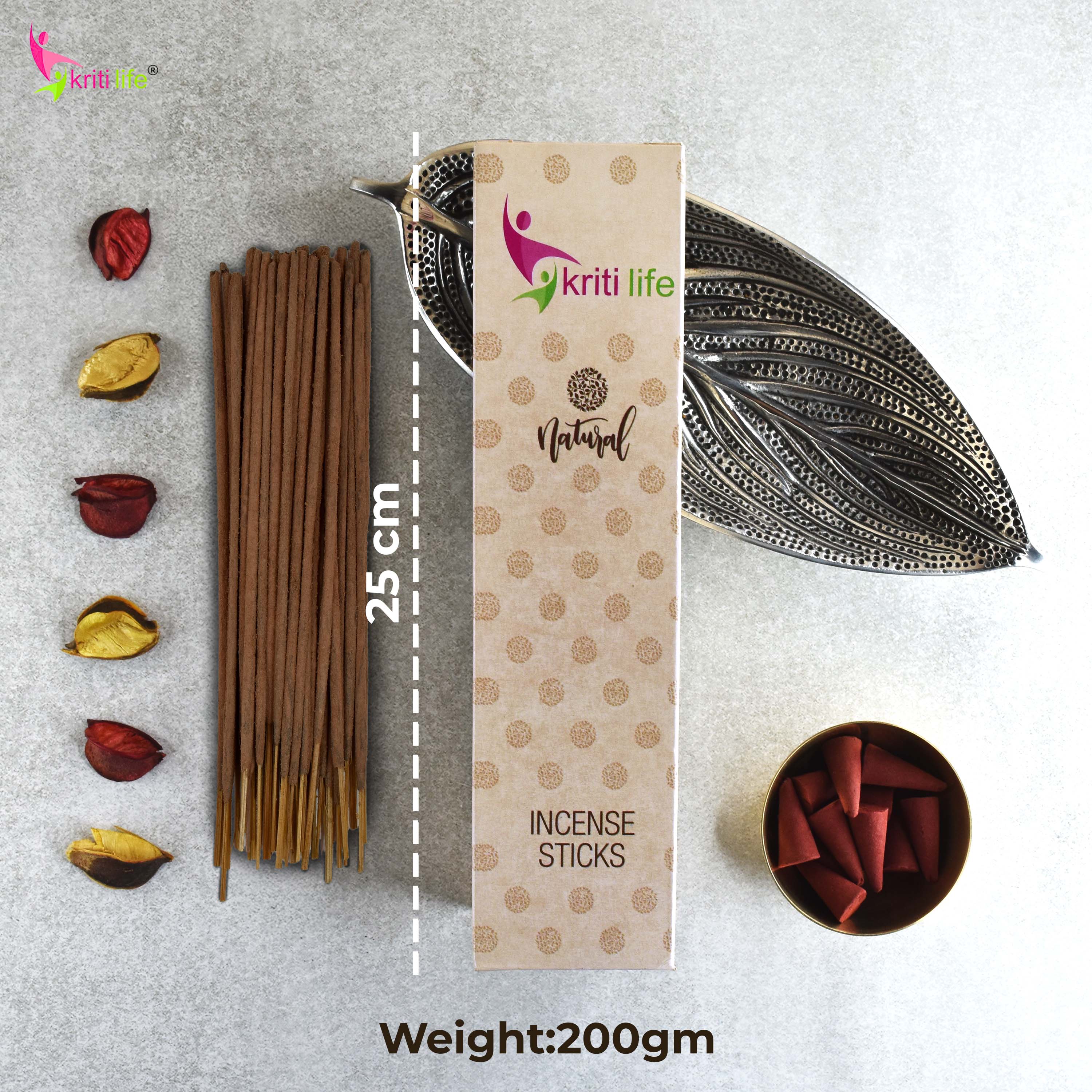 Kriti Life Incense Sticks - Tattva 100 Pcs Perfect for Puja &amp; Relaxation