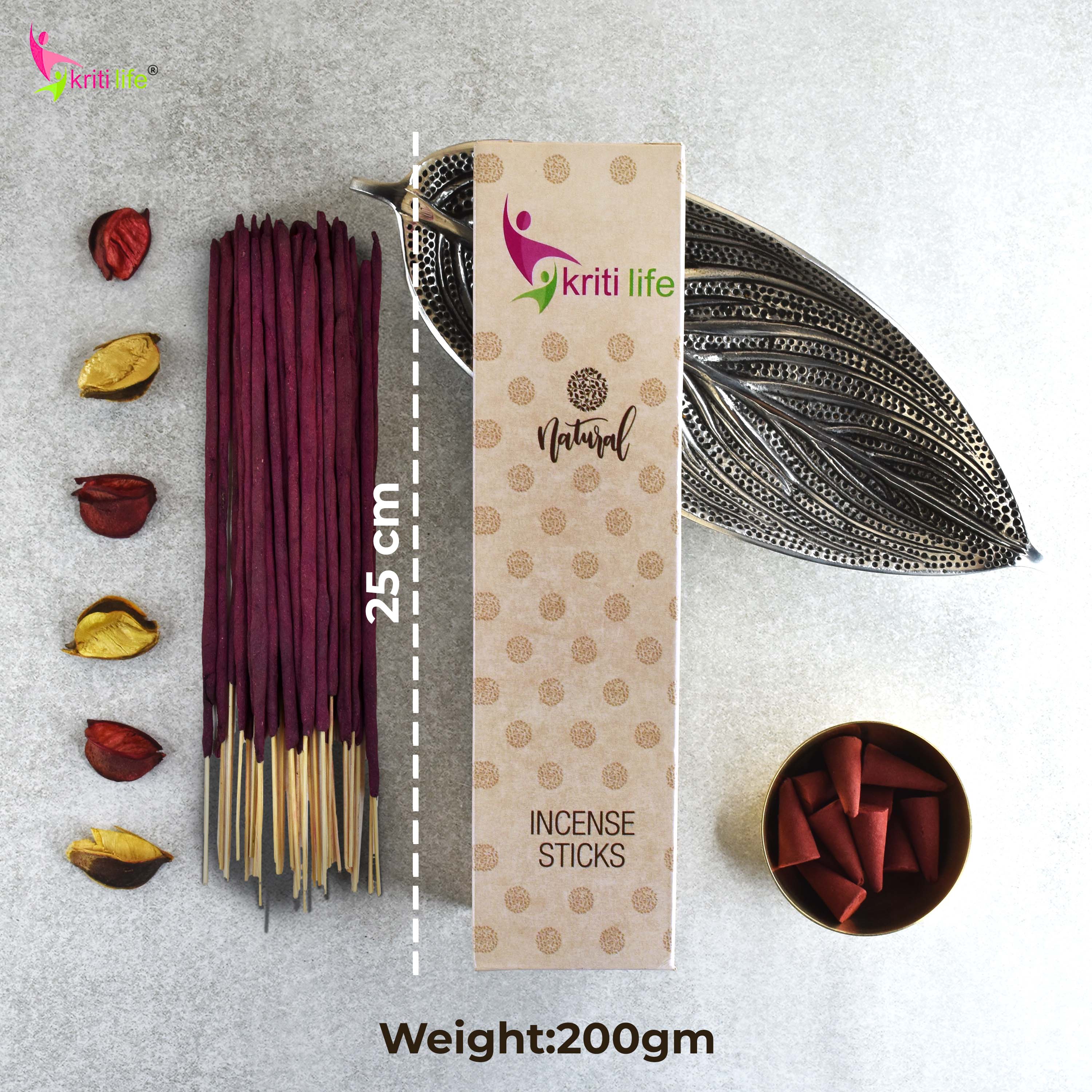 Kriti Life Incense Sticks - Kewra 100 Pcs Perfect for Puja &amp; Relaxation