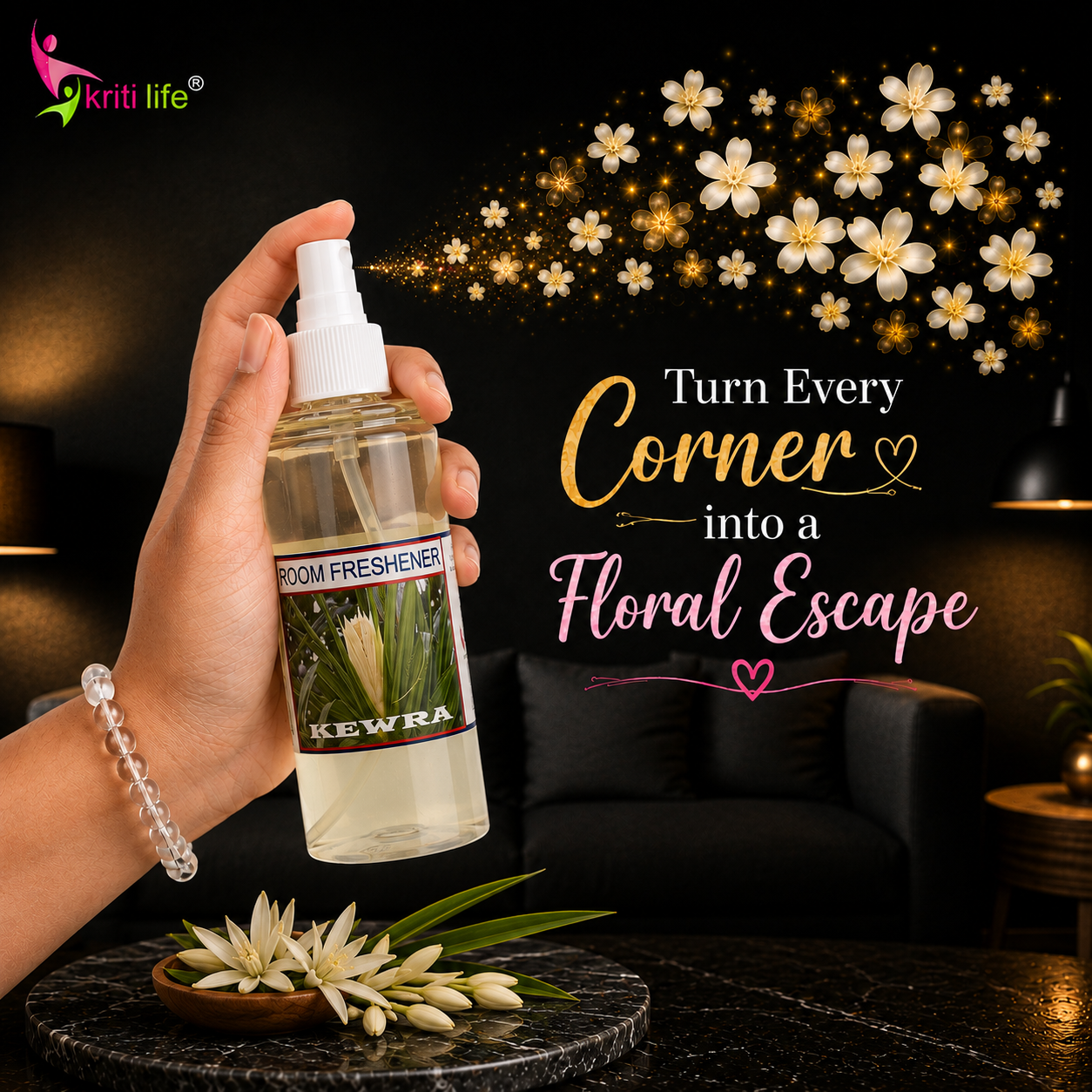 Kewra Room Spray - 165 ML