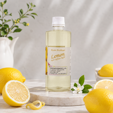 Lemon 450ML Reed Diffuser oil Refill -  Long-Lasting Room Fragrance