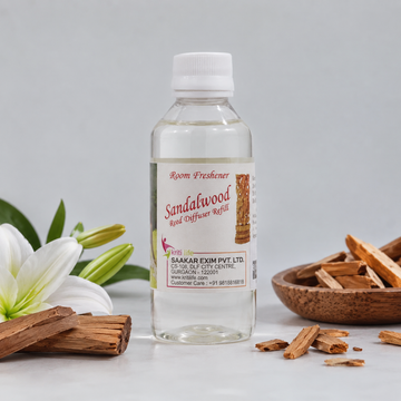 Sandalwood 90ML Reed Diffuser oil Refill -  Long-Lasting Room Fragrance