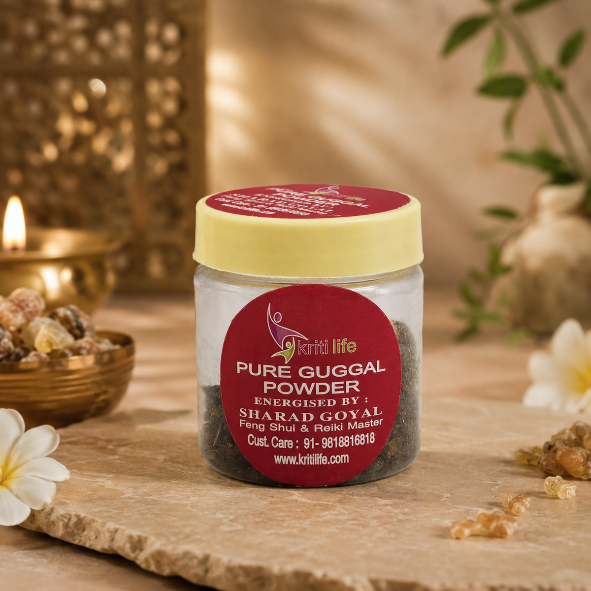 Pure Guggul Powder 50gm - 100% Pure &amp; Natural for Puja, Yajna &amp; Homam