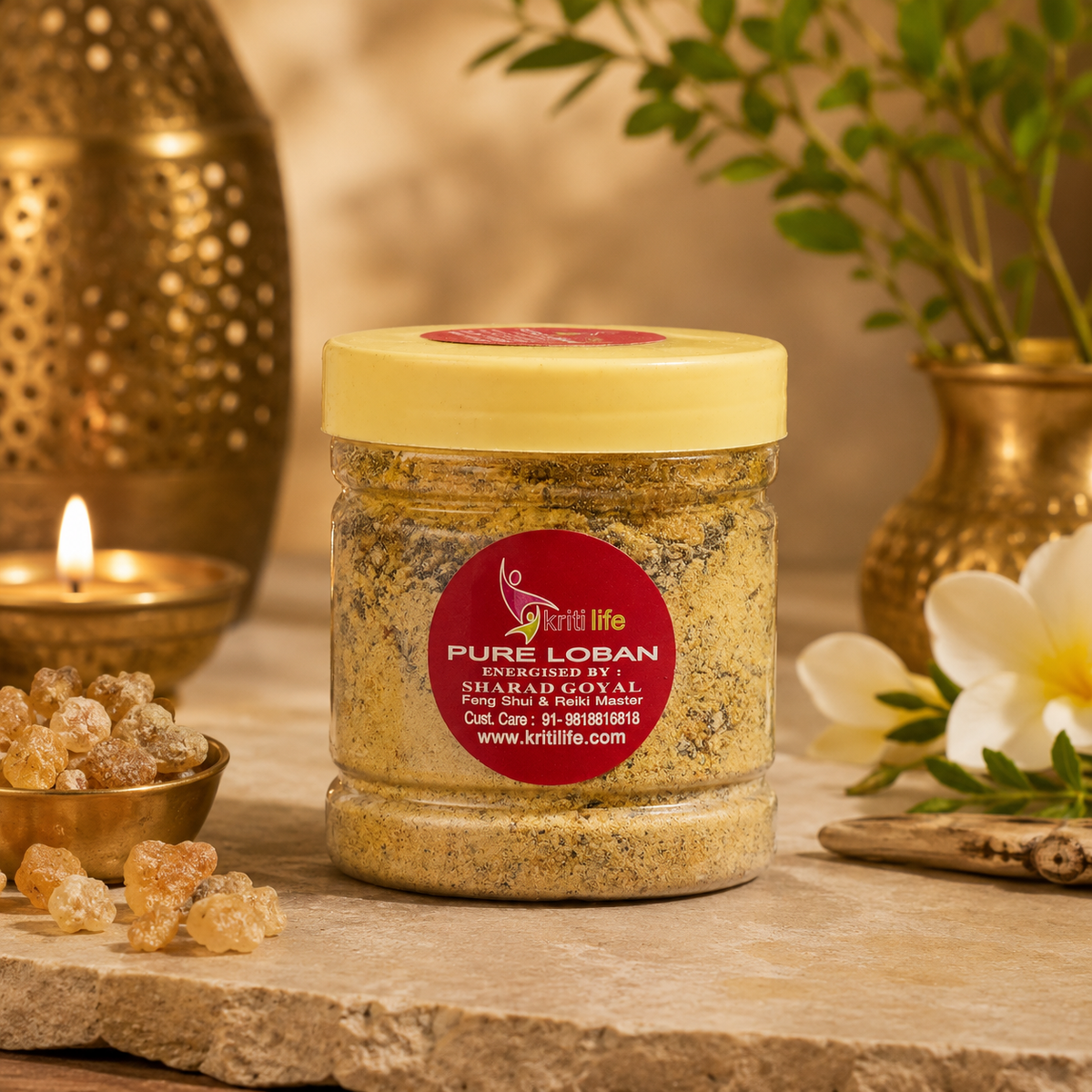 Energised Loban Powder – 200 grams | For Havan, Dhuni & Energy Cleansing