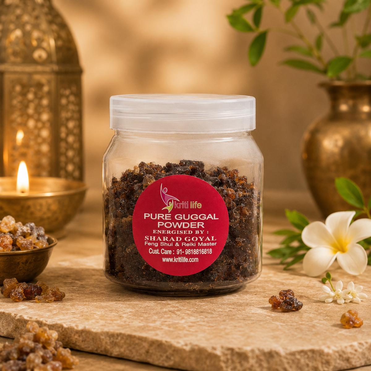 Pure Guggul Powder 250gm - 100% Pure &amp; Natural for Puja, Yajna &amp; Homam