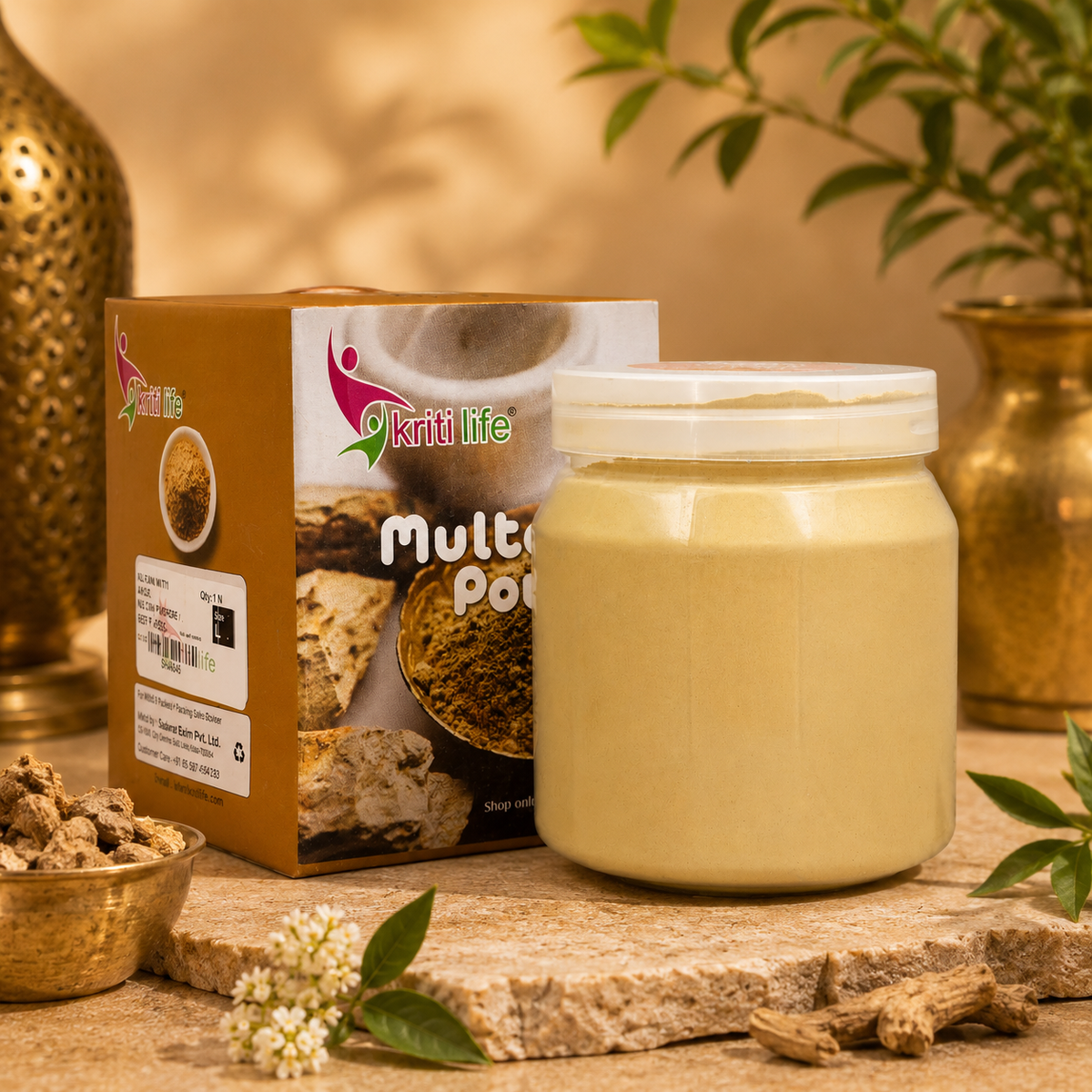 Shudh Multani Powder 300gm - 100% Pure &amp; Natural for Puja &amp; Abhishekam