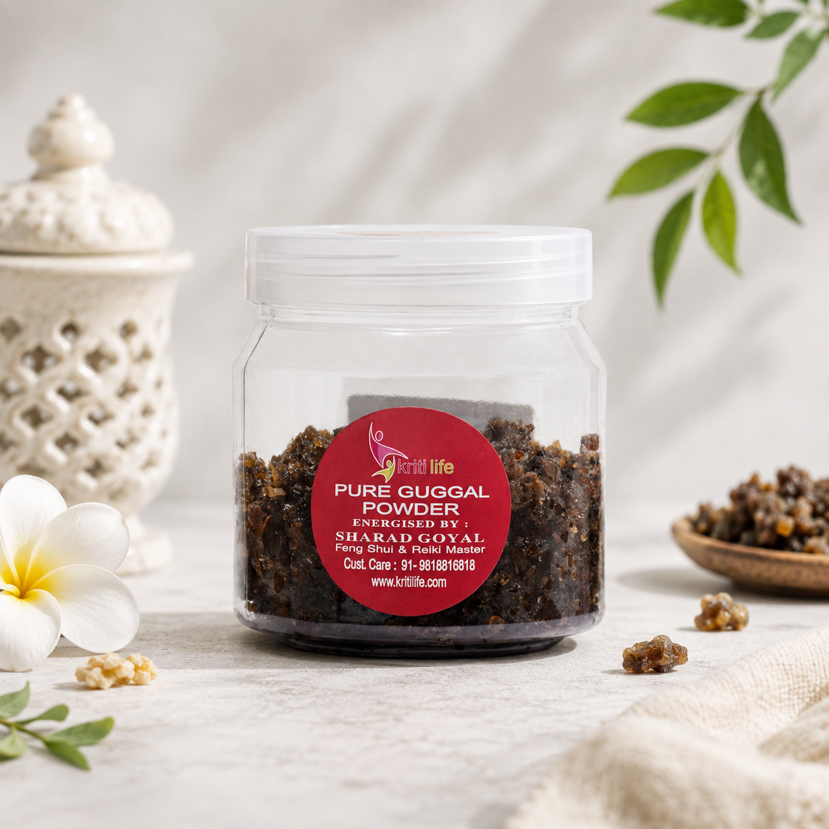 Pure Guggul Powder 250gm - 100% Pure &amp; Natural for Puja, Yajna &amp; Homam