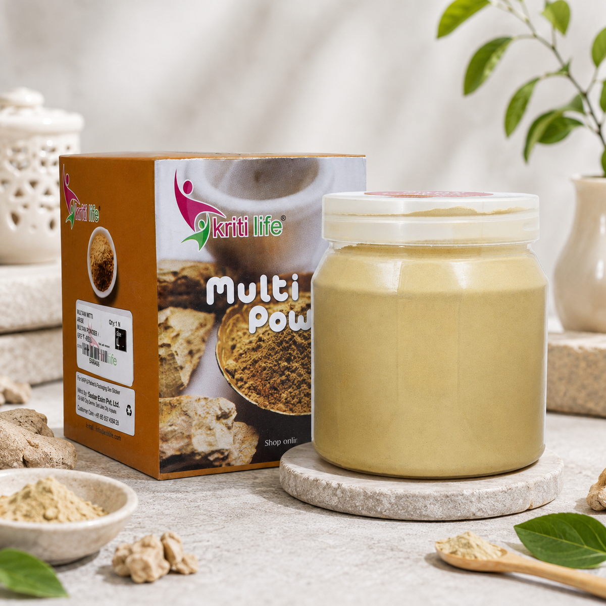 Shudh Multani Powder 300gm - 100% Pure &amp; Natural for Puja &amp; Abhishekam